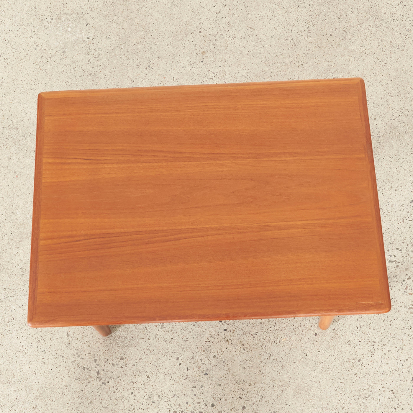 Teak Side Table w/ Shelf