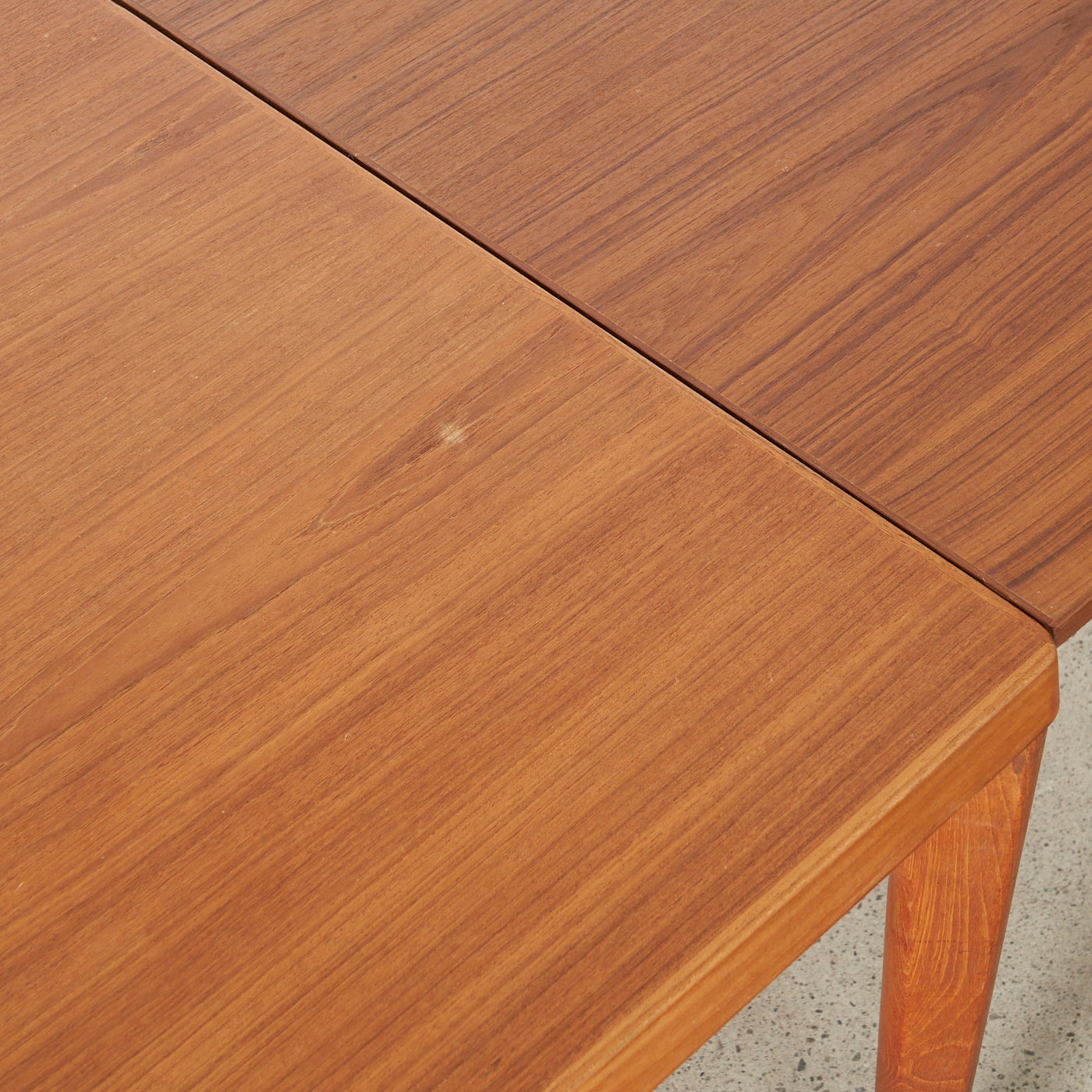 Teak Draw Leaf Dining Table by Vejle Stole Møbelfabrik, Denmark