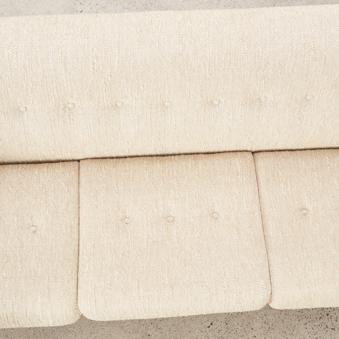 Upholstered Teak Sofa