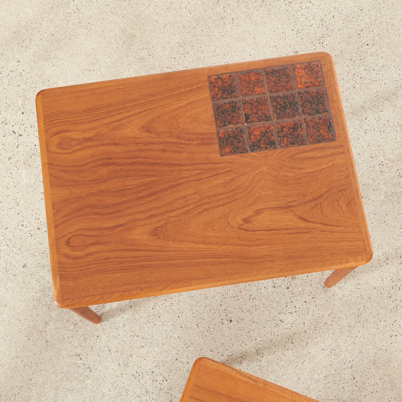 Set of 3 Teak Nesting Tables