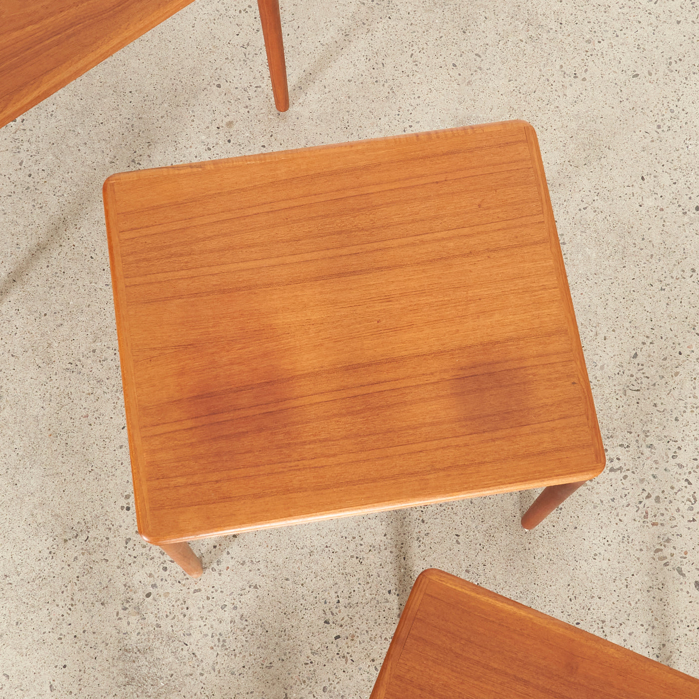 Set of 3 Teak Nesting Tables