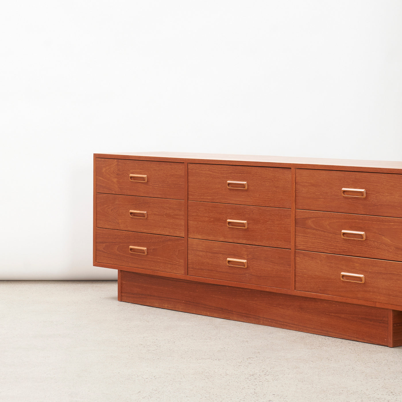 Teak 9 Drawer Dresser