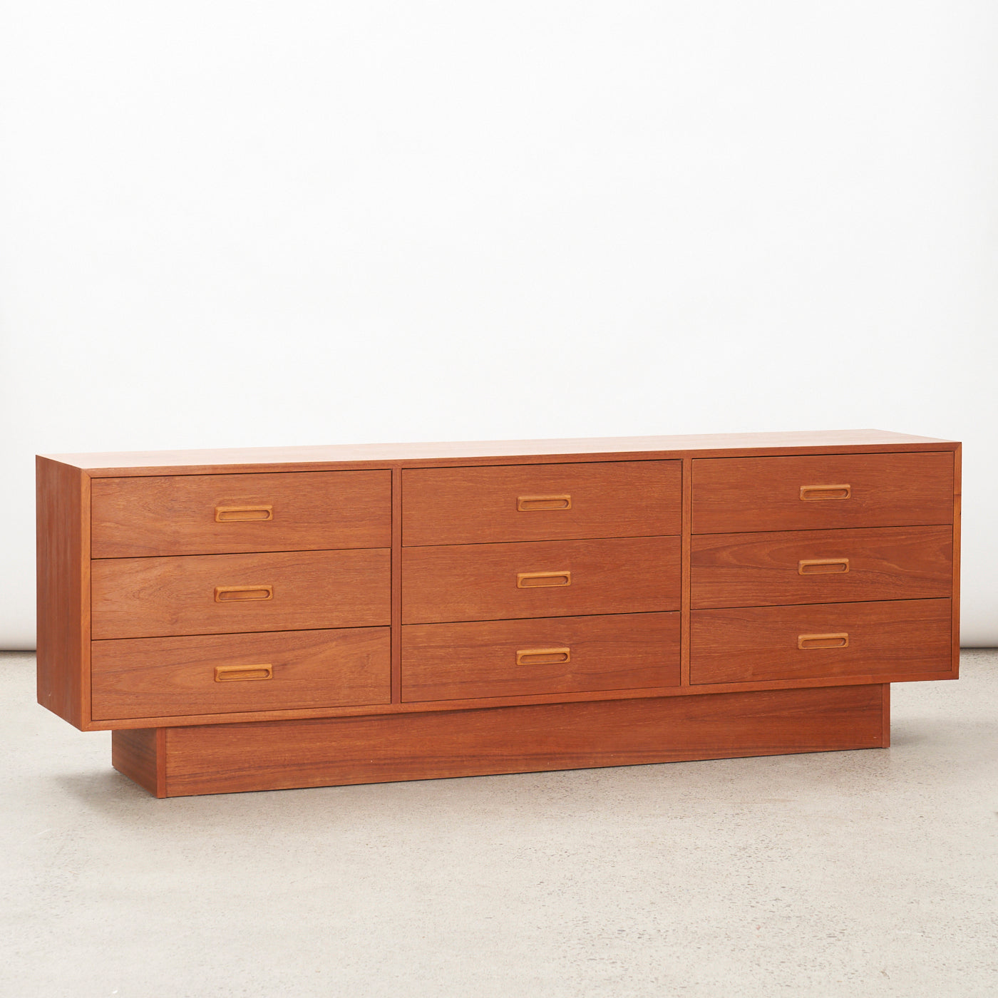 Teak 9 Drawer Dresser