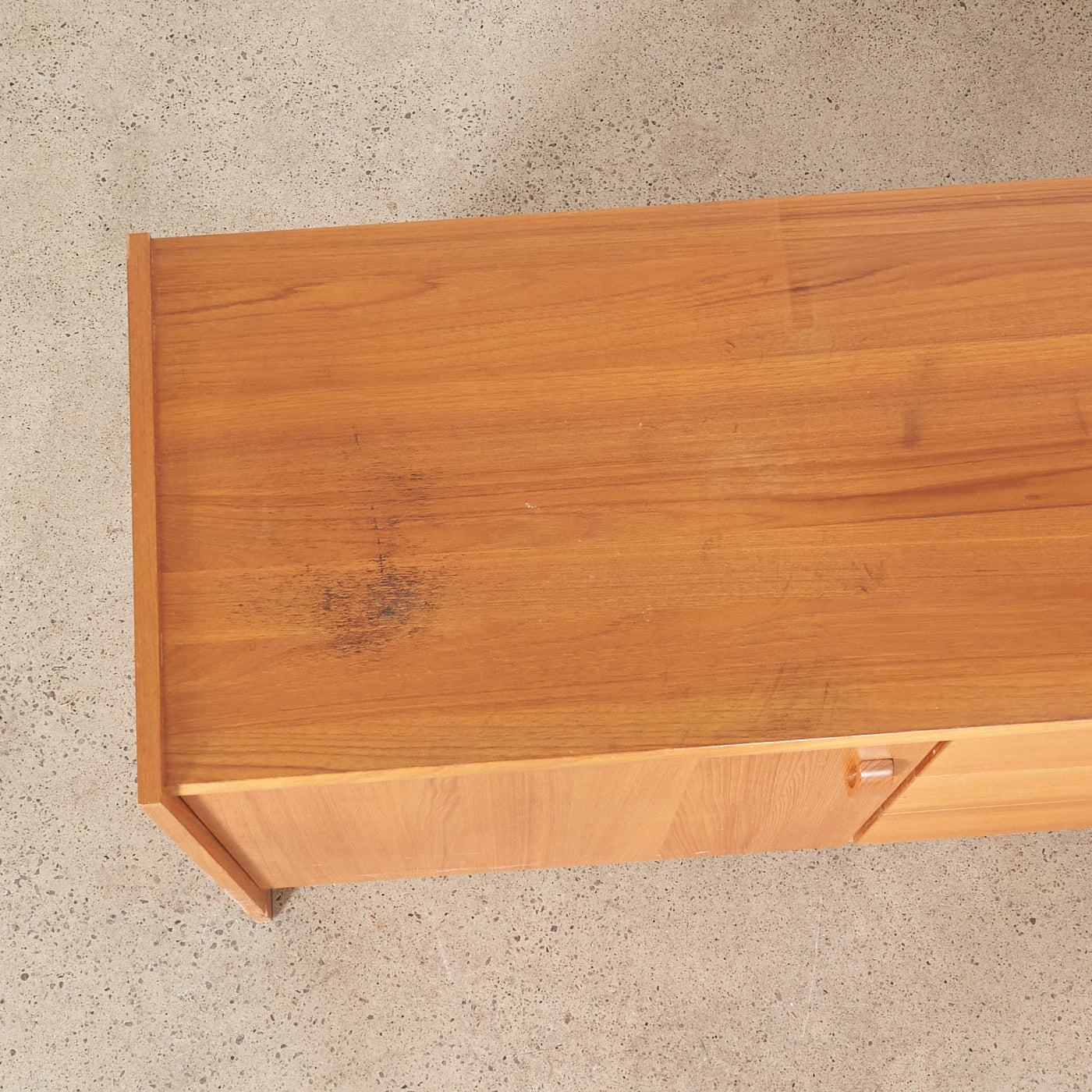 Teak 6-Drawer Dresser w/ Cabinet