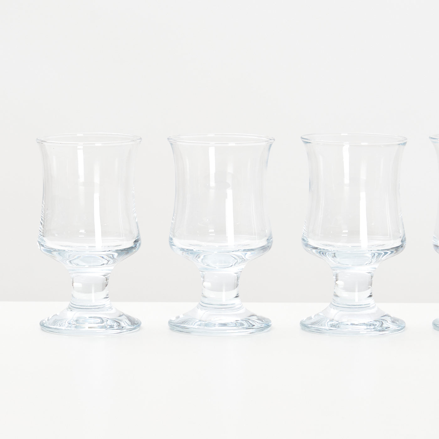 Set of 6 'Skibsglas' Red Wine Glasses by Per Lütken for Holmegaard, Denmark