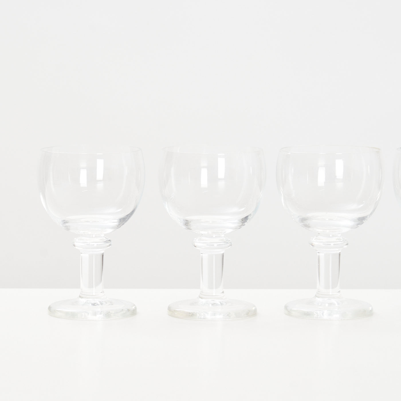 Set of 4 'Jæger' Red Wine Glasses by Per Lütken for Holmegaard, Denmark