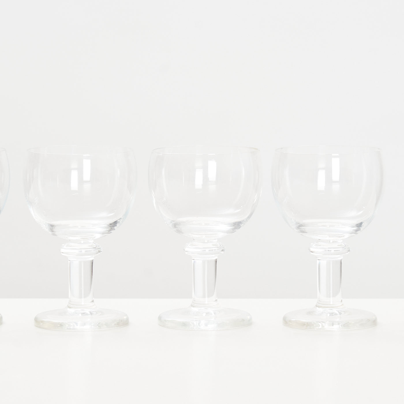 Set of 4 'Jæger' Red Wine Glasses by Per Lütken for Holmegaard, Denmark