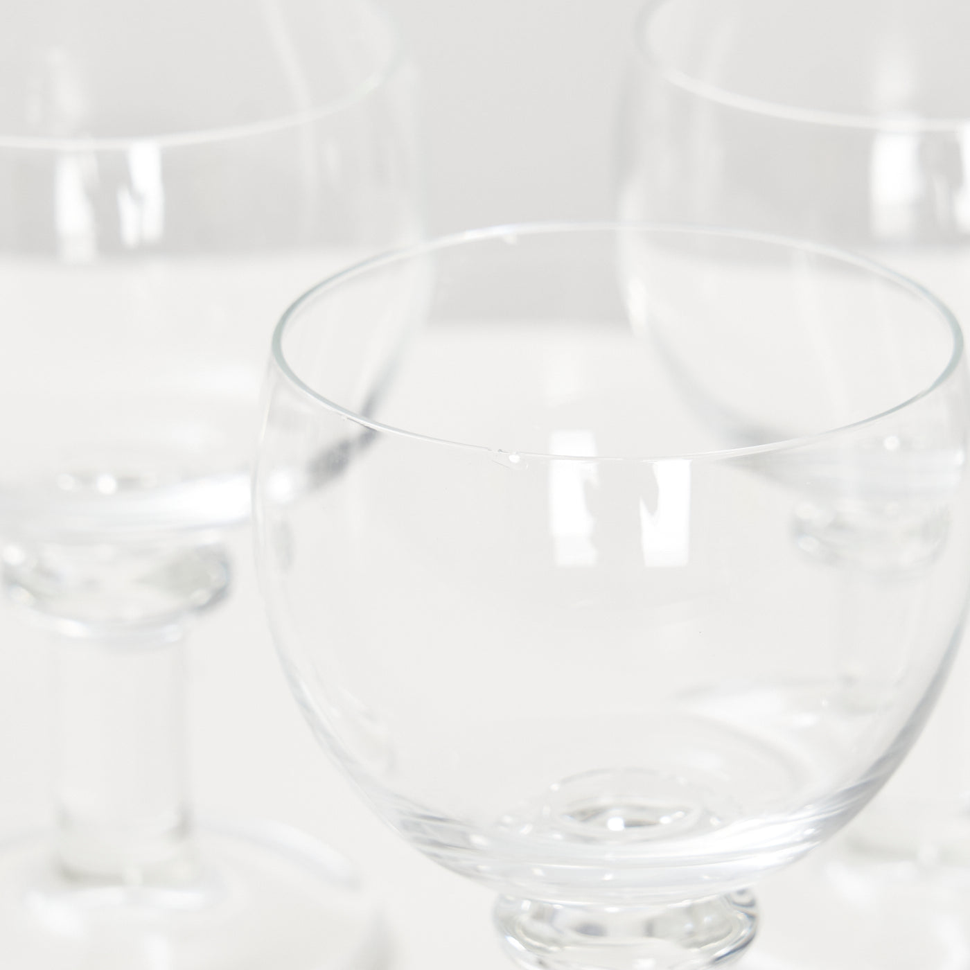 Set of 4 'Jæger' Red Wine Glasses by Per Lütken for Holmegaard, Denmark