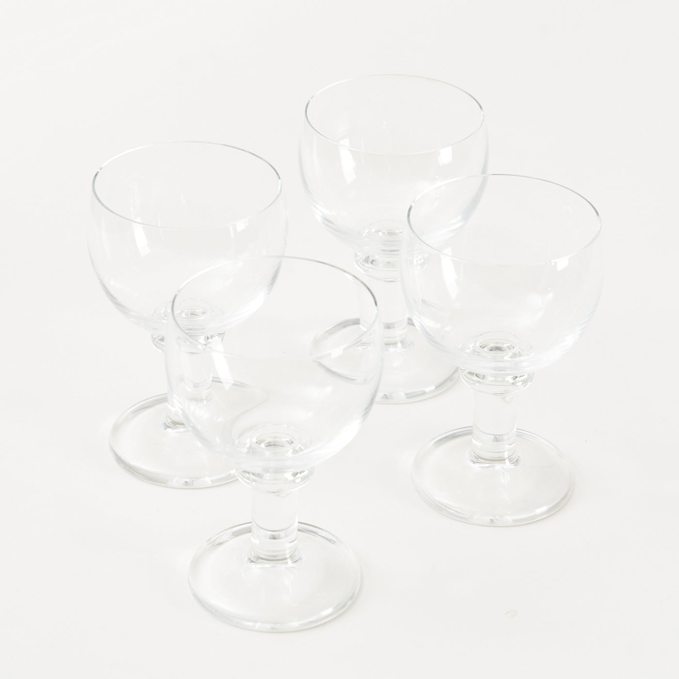 Set of 4 'Jæger' Red Wine Glasses by Per Lütken for Holmegaard, Denmark