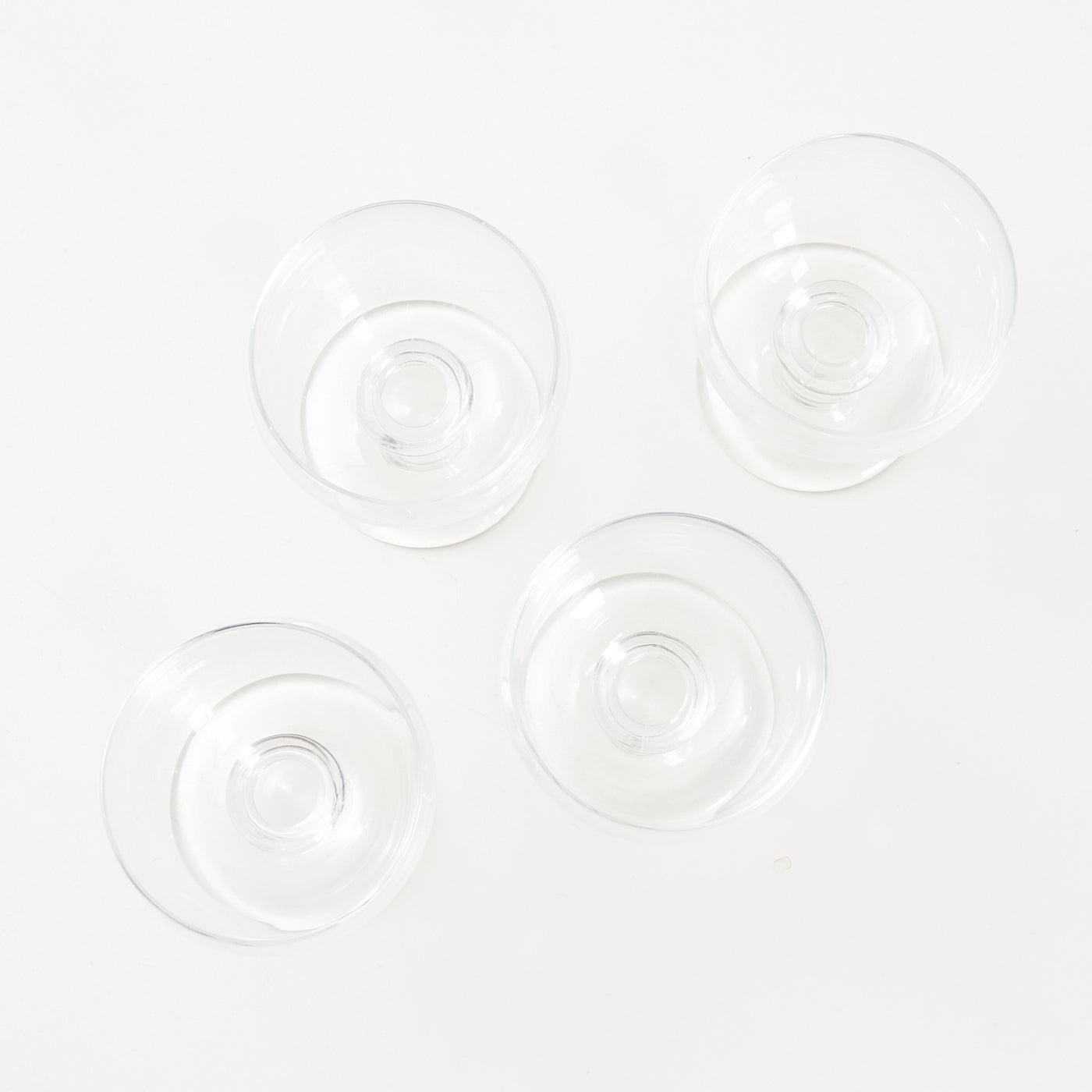 Set of 4 'Jæger' Red Wine Glasses by Per Lütken for Holmegaard, Denmark