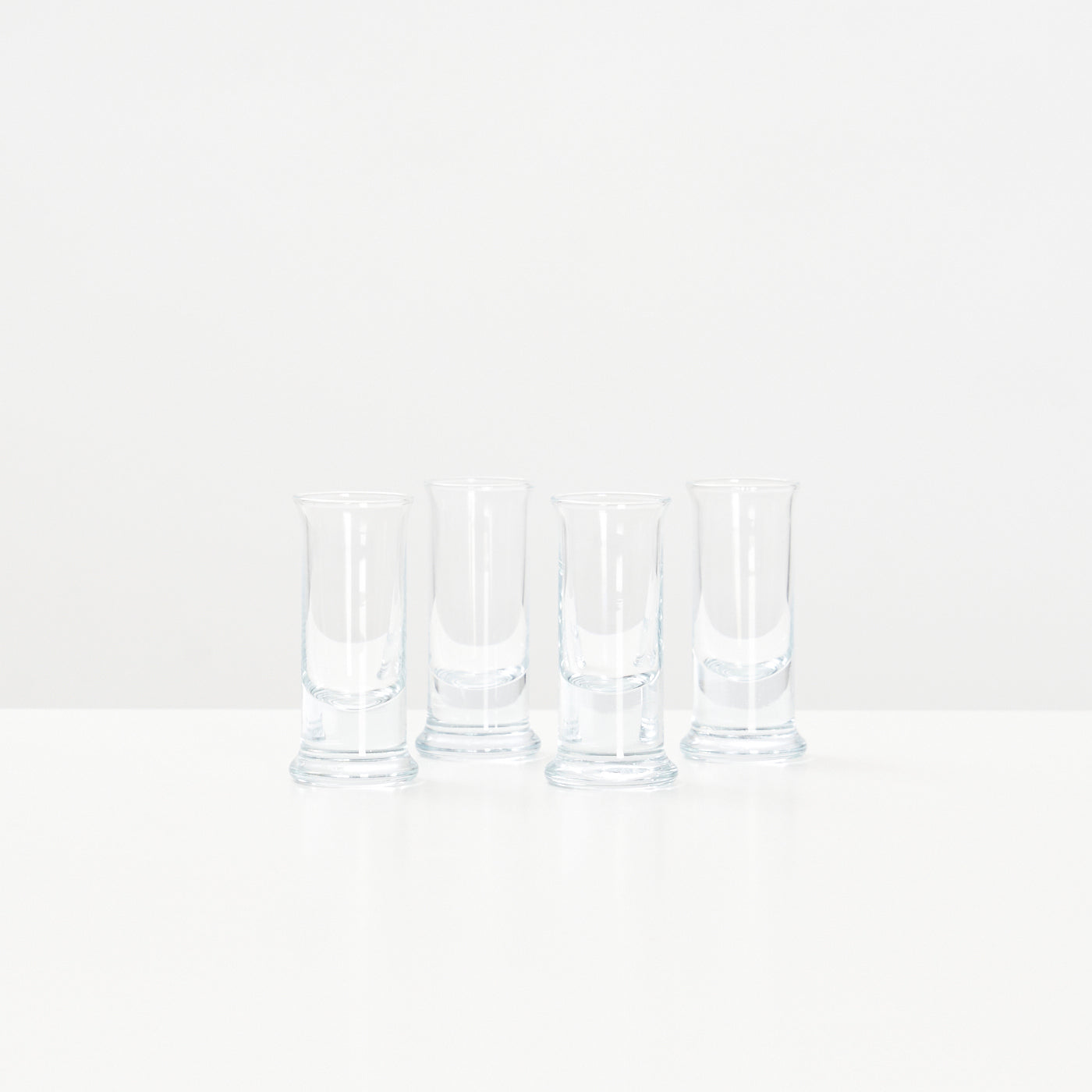 Set of 4 'No.5' Aquavit Glasses by Per Lütken for Holmegaard, Denmark