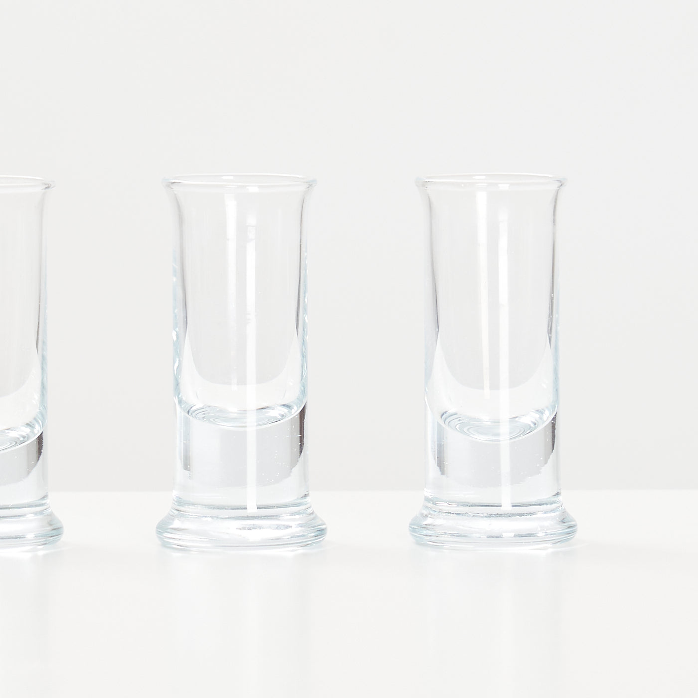 Set of 4 'No.5' Aquavit Glasses by Per Lütken for Holmegaard, Denmark