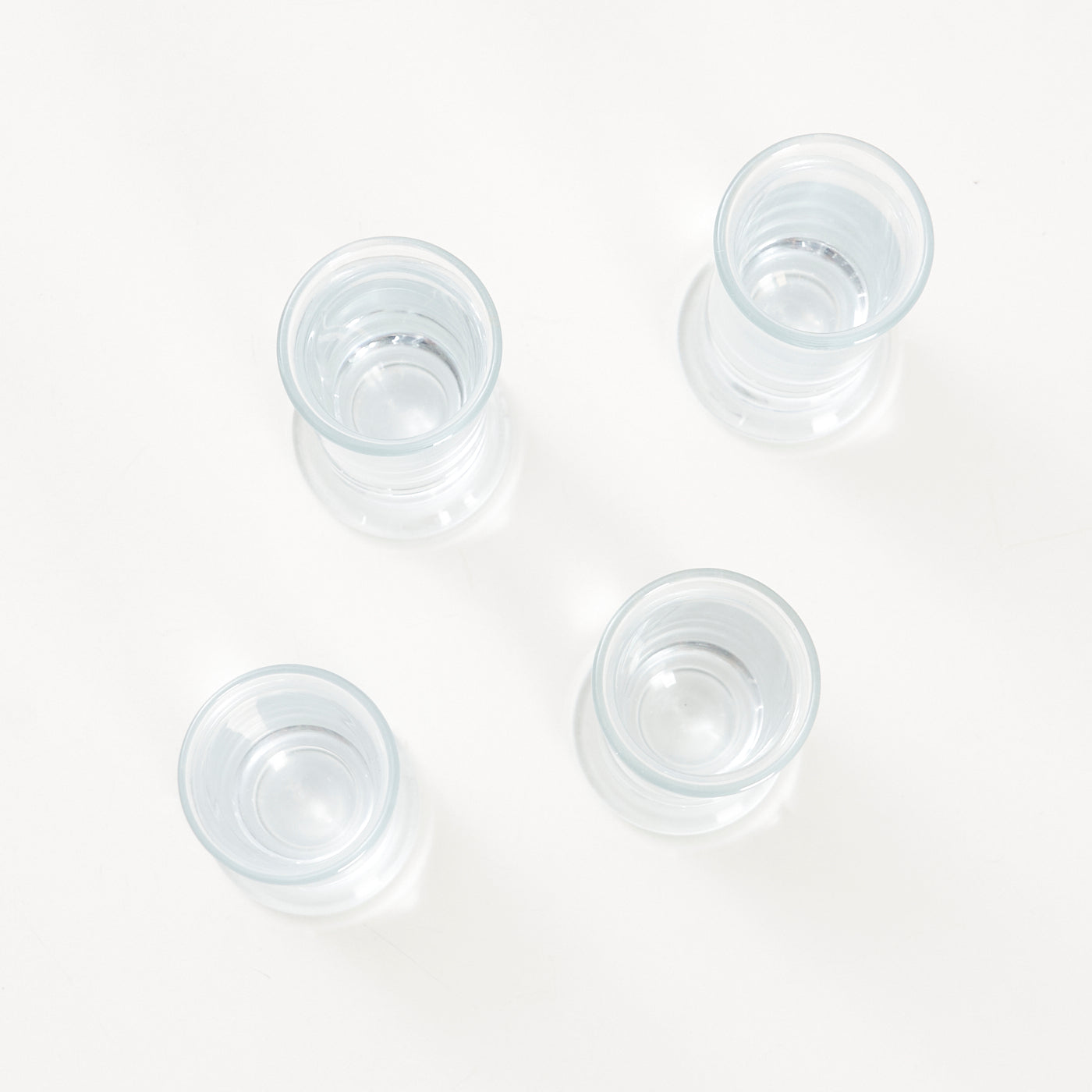 Set of 4 'No.5' Aquavit Glasses by Per Lütken for Holmegaard, Denmark