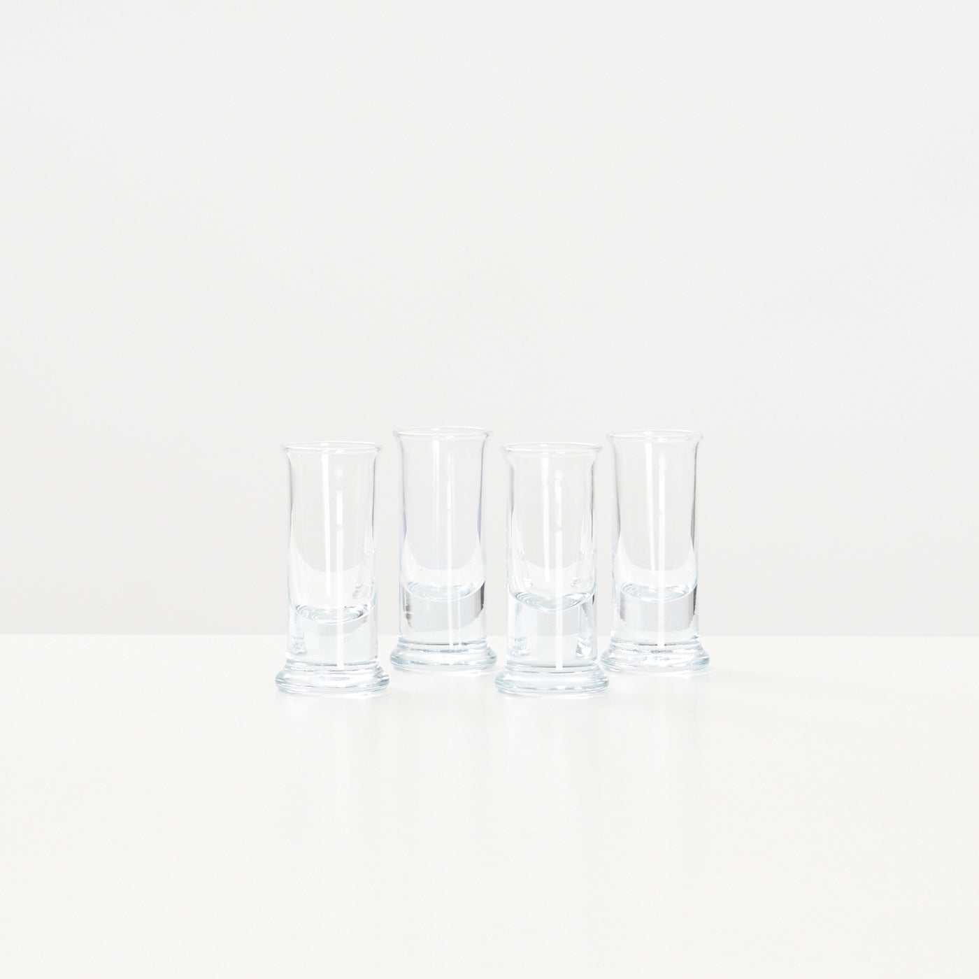 Set of 4 'No.5' Aquavit Glasses by Per Lütken for Holmegaard, Denmark