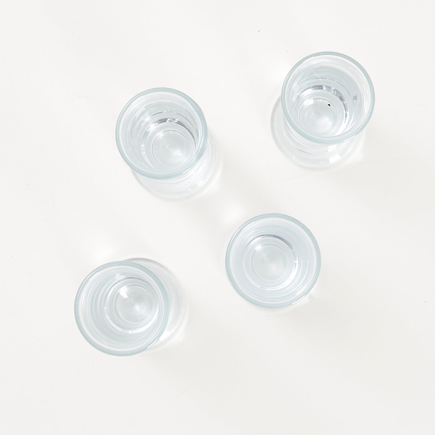 Set of 4 'No.5' Aquavit Glasses by Per Lütken for Holmegaard, Denmark
