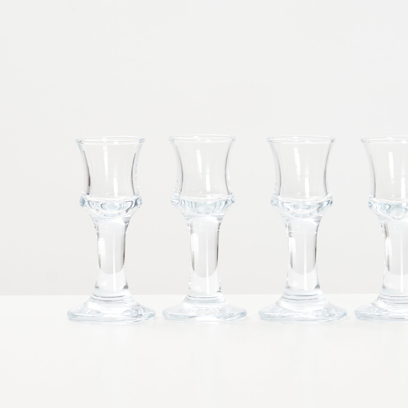Set of 6 'Skibsglas' Aquavit Glasses by Per Lütken for Holmegaard, Denmark