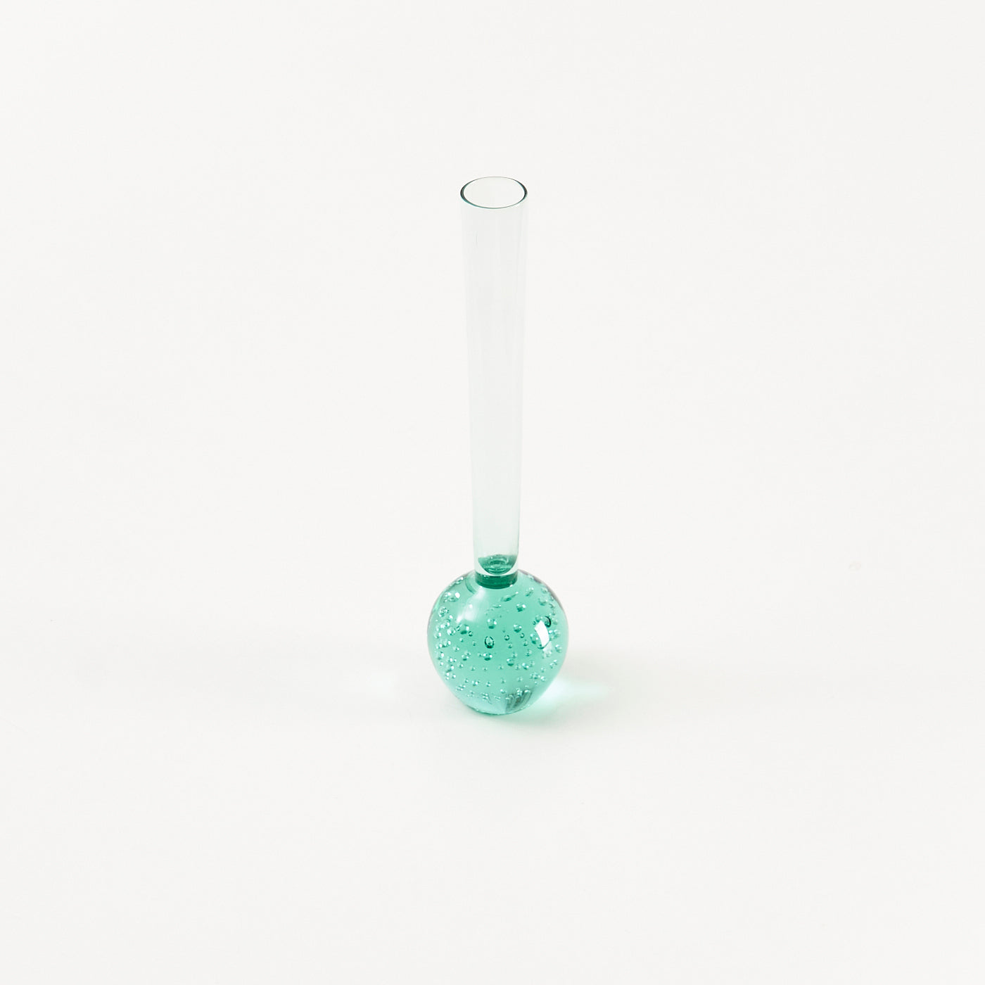 Green 'Bubble' Bud Vase by Per Lütken for Holmegaard, Denmark