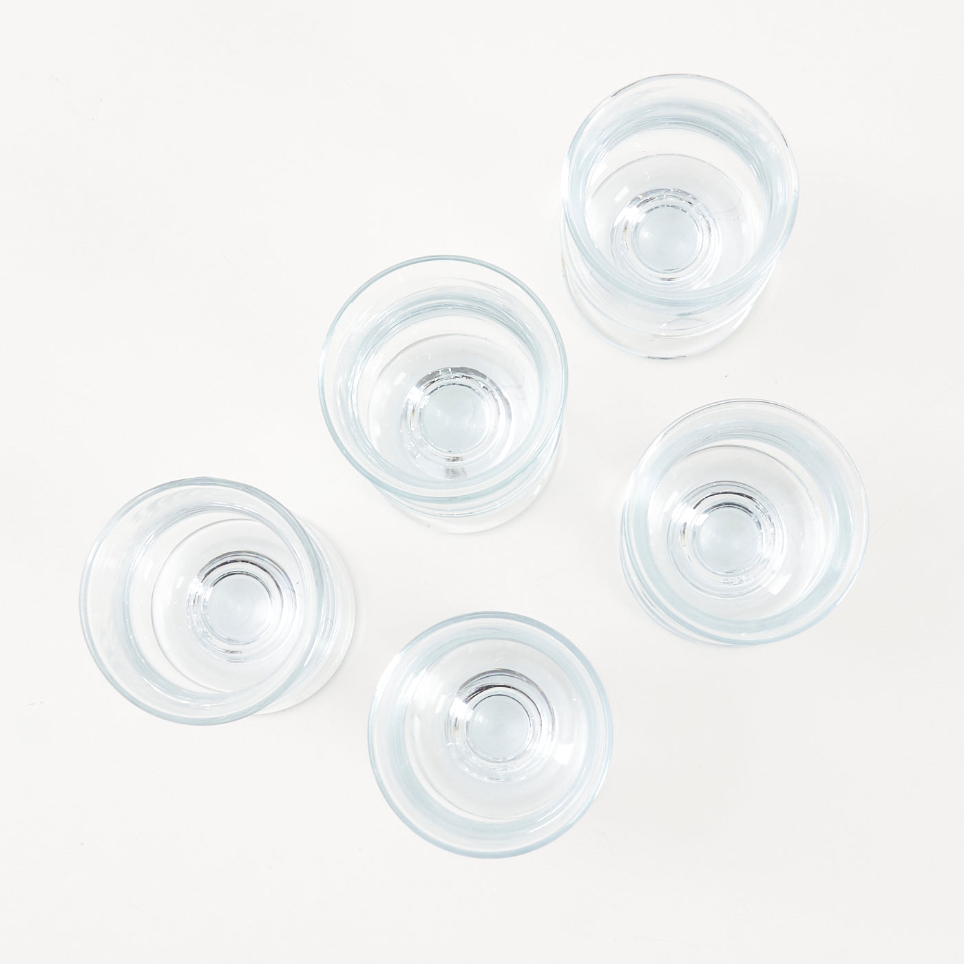 Set of 5 'Skibsglas' White Wine Glasses by Per Lütken for Holmegaard, Denmark