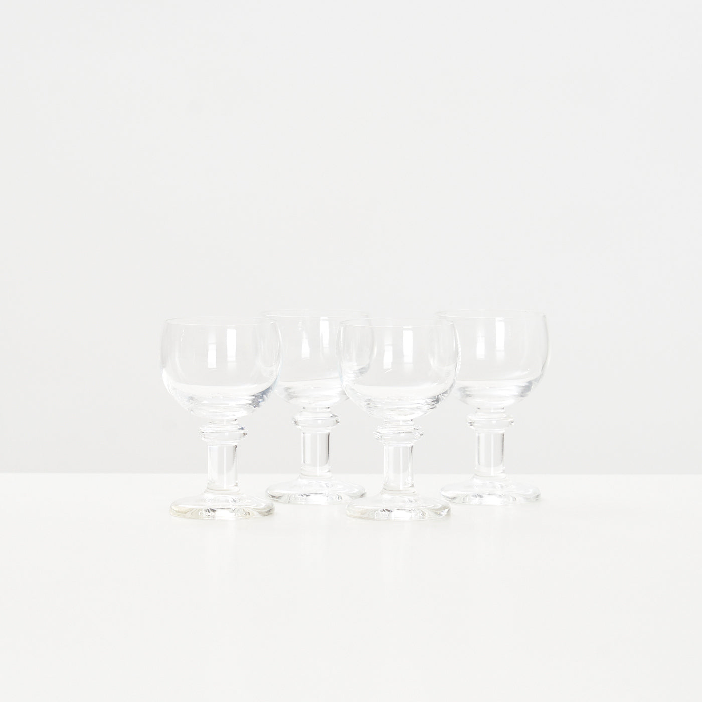 Set of 4 'Jæger' Port Glasses by Per Lütken for Holmegaard, Denmark