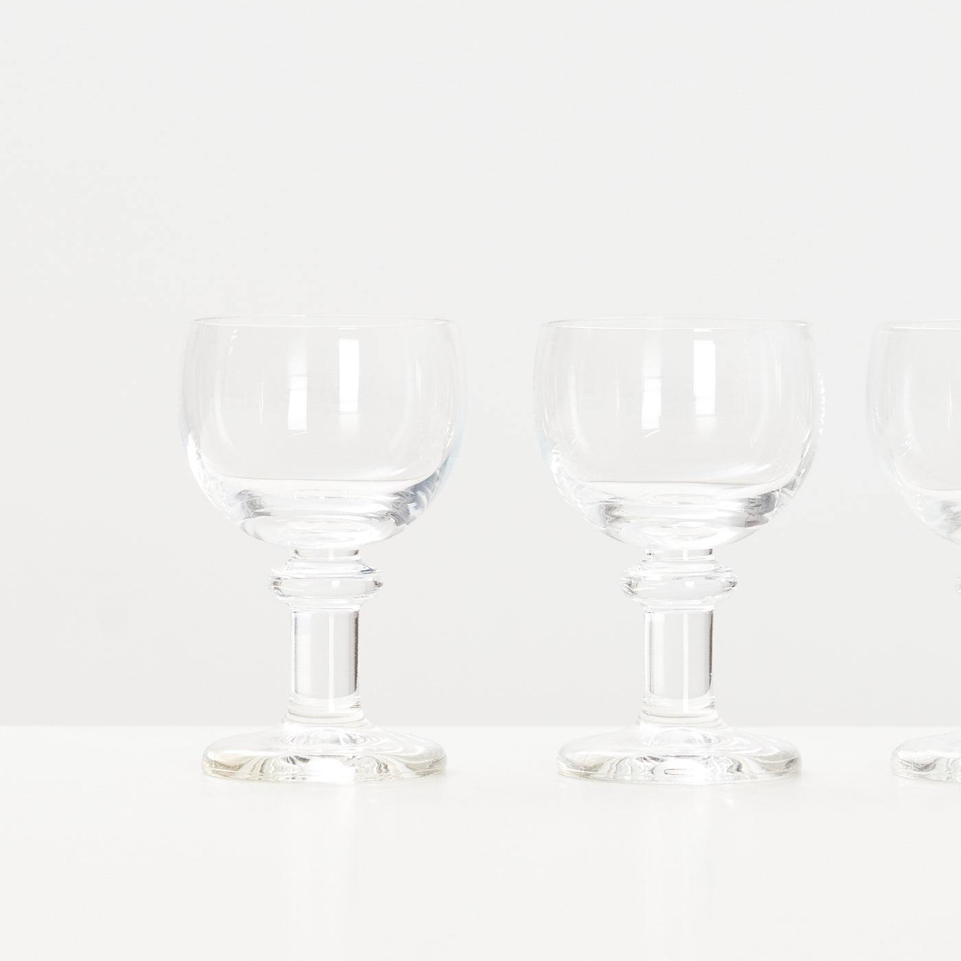 Set of 4 'Jæger' Port Glasses by Per Lütken for Holmegaard, Denmark