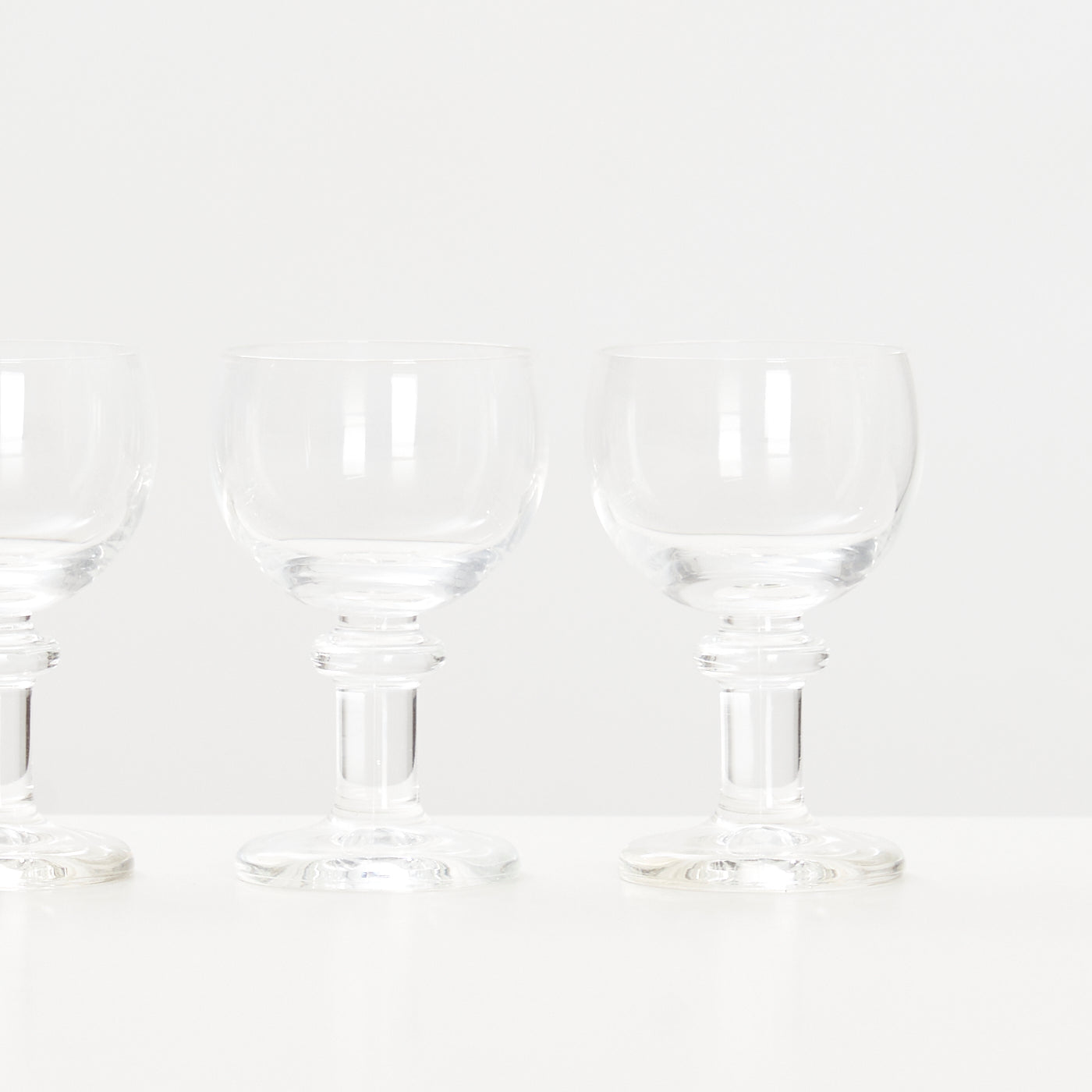 Set of 4 'Jæger' Port Glasses by Per Lütken for Holmegaard, Denmark