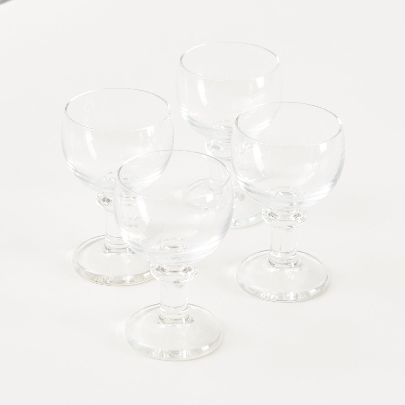 Set of 4 'Jæger' Port Glasses by Per Lütken for Holmegaard, Denmark