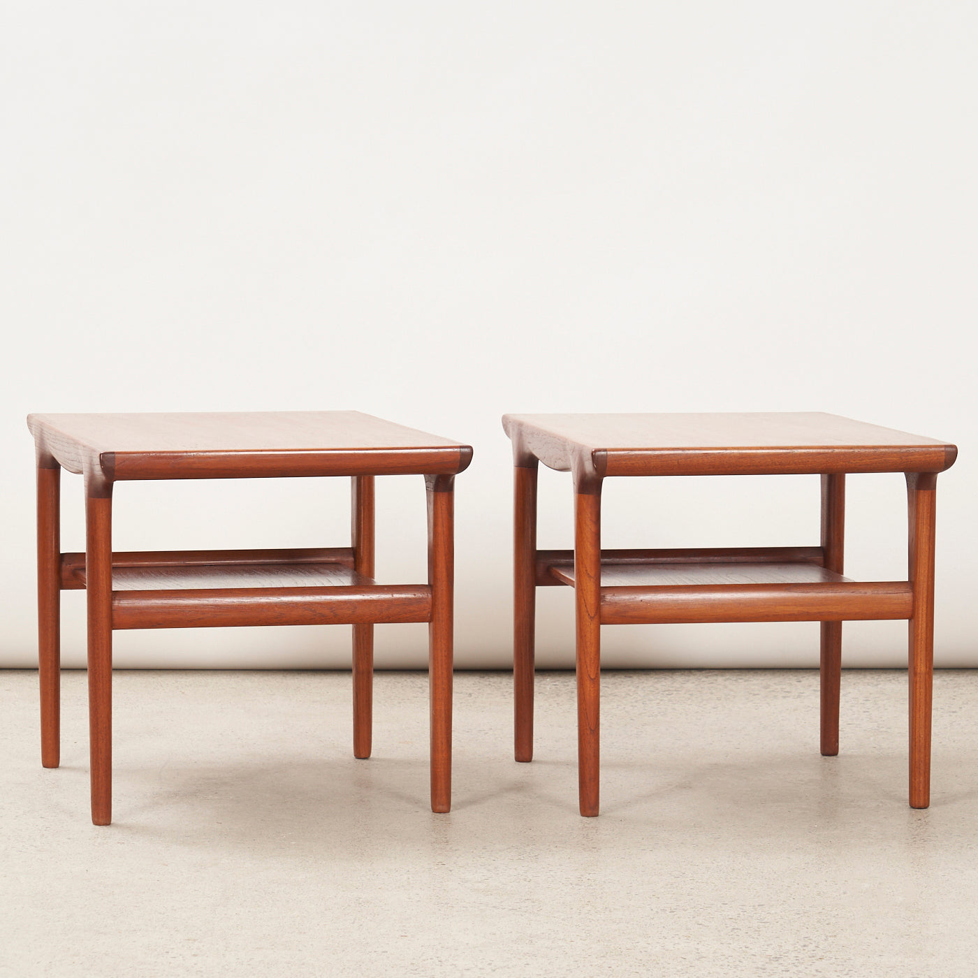 Pair of Teak Side Tables by Johannes Andersen, Denmark