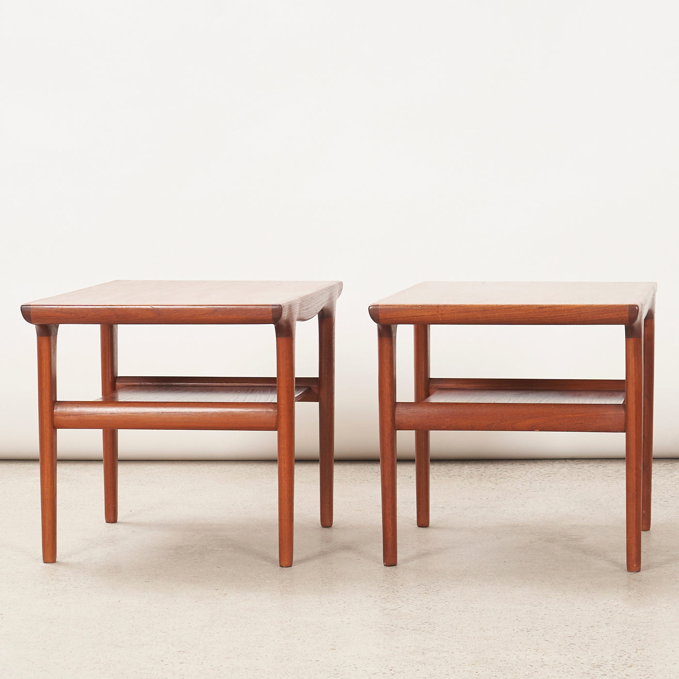 Pair of Teak Side Tables by Johannes Andersen, Denmark