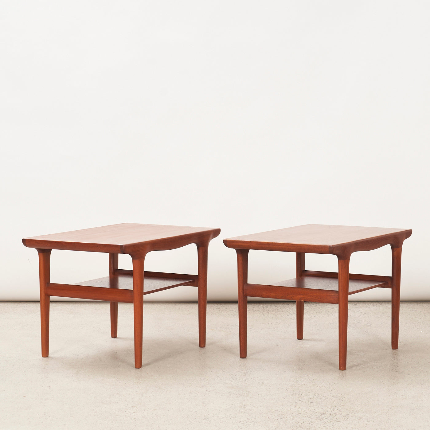 Pair of Teak Side Tables by Johannes Andersen, Denmark