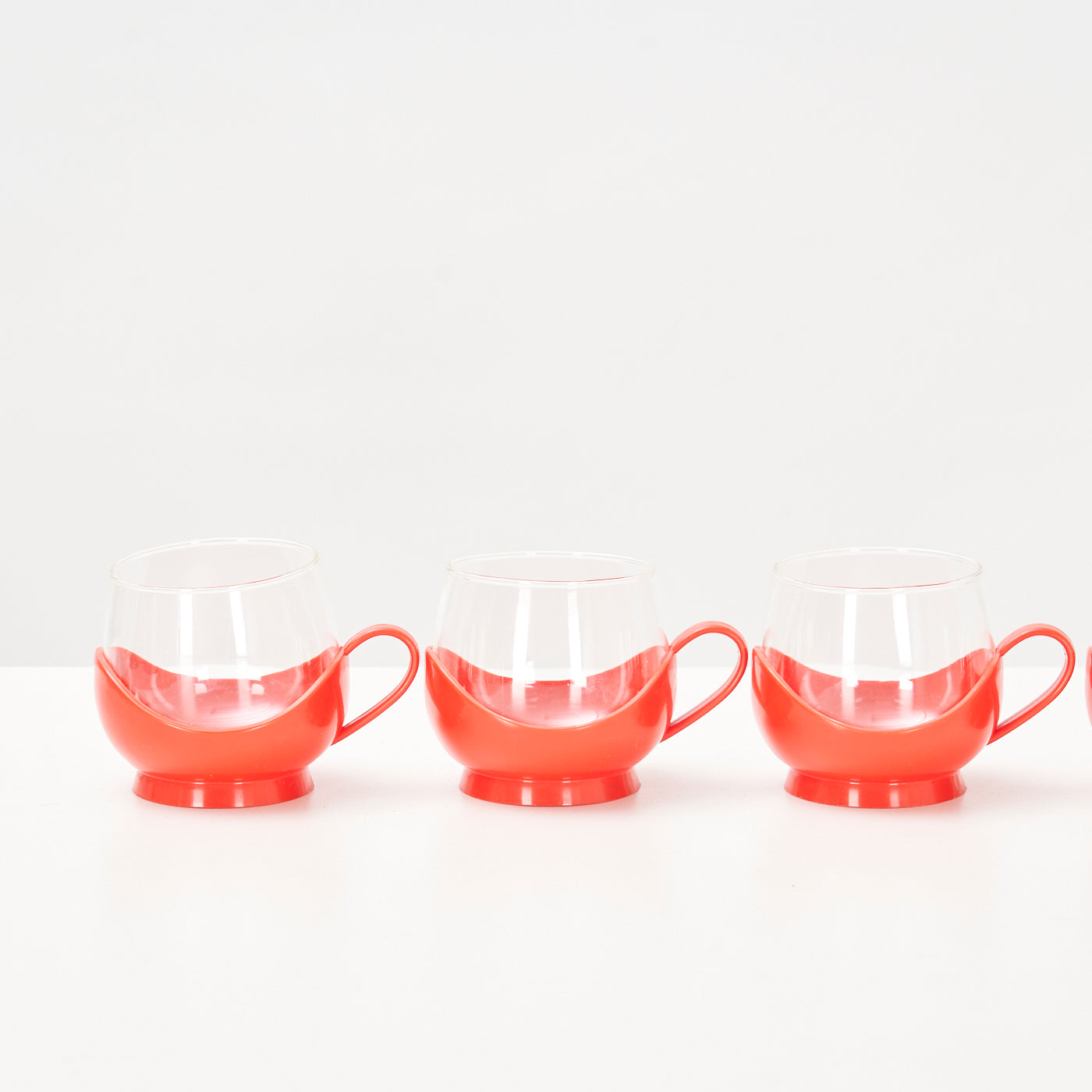 Set of 6 Cups w/ Plastic Handle by Melitta, Germany