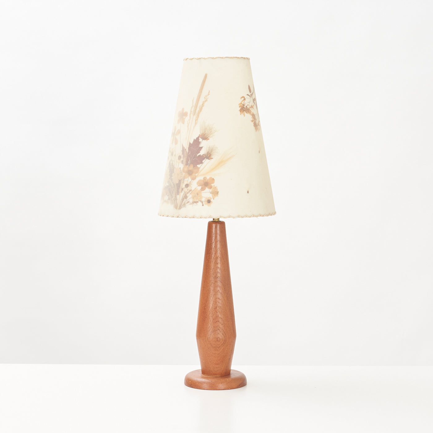 Teak Table Lamp