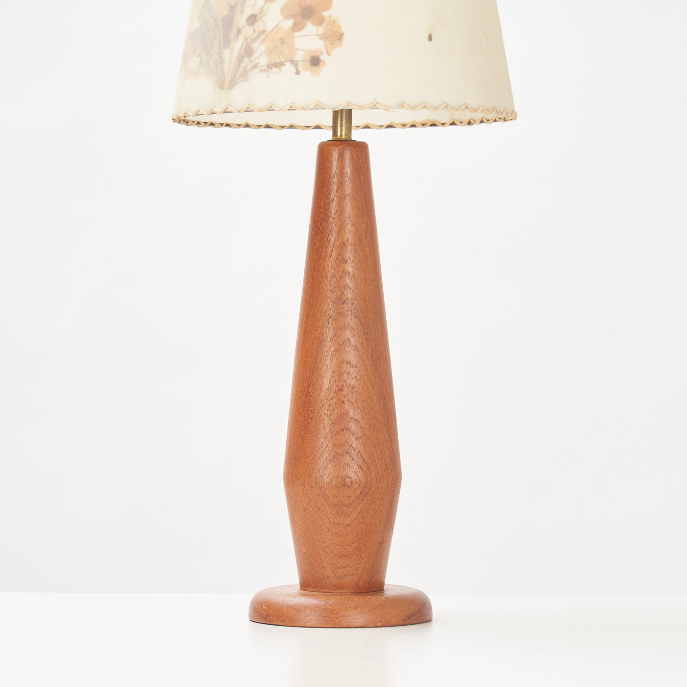 Teak Table Lamp