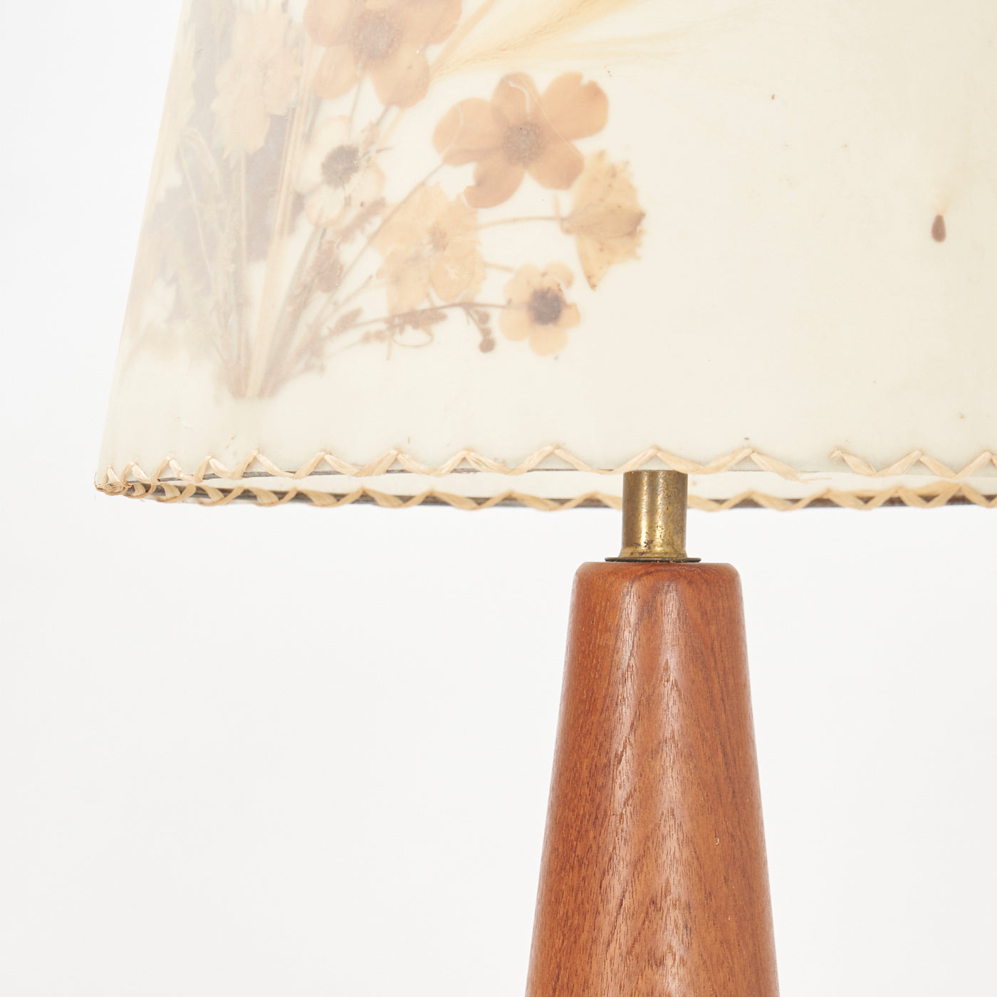 Teak Table Lamp