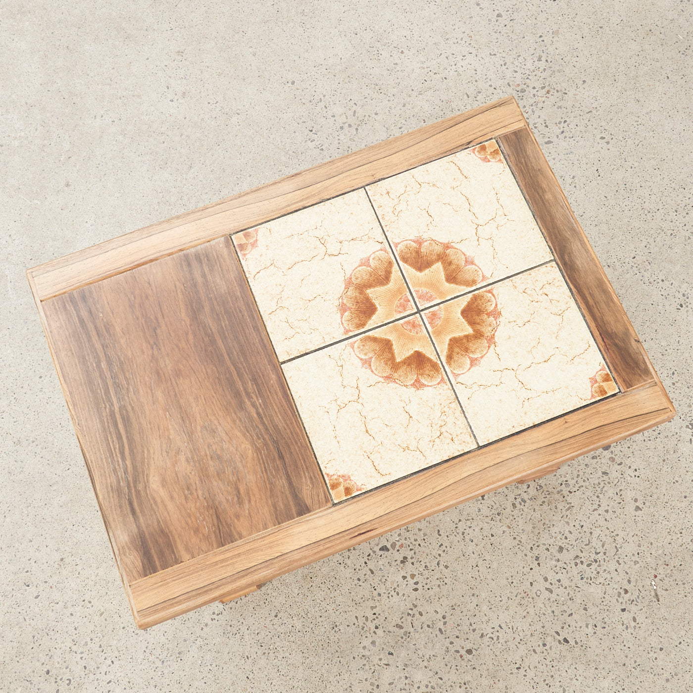 Rosewood Tile Top Coffee Table