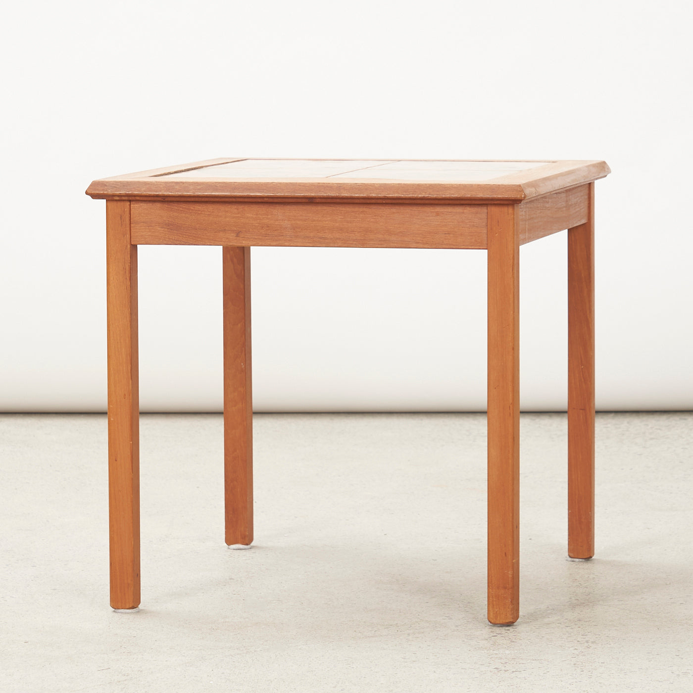 Square Teak Tile Top Coffee Table, Denmark