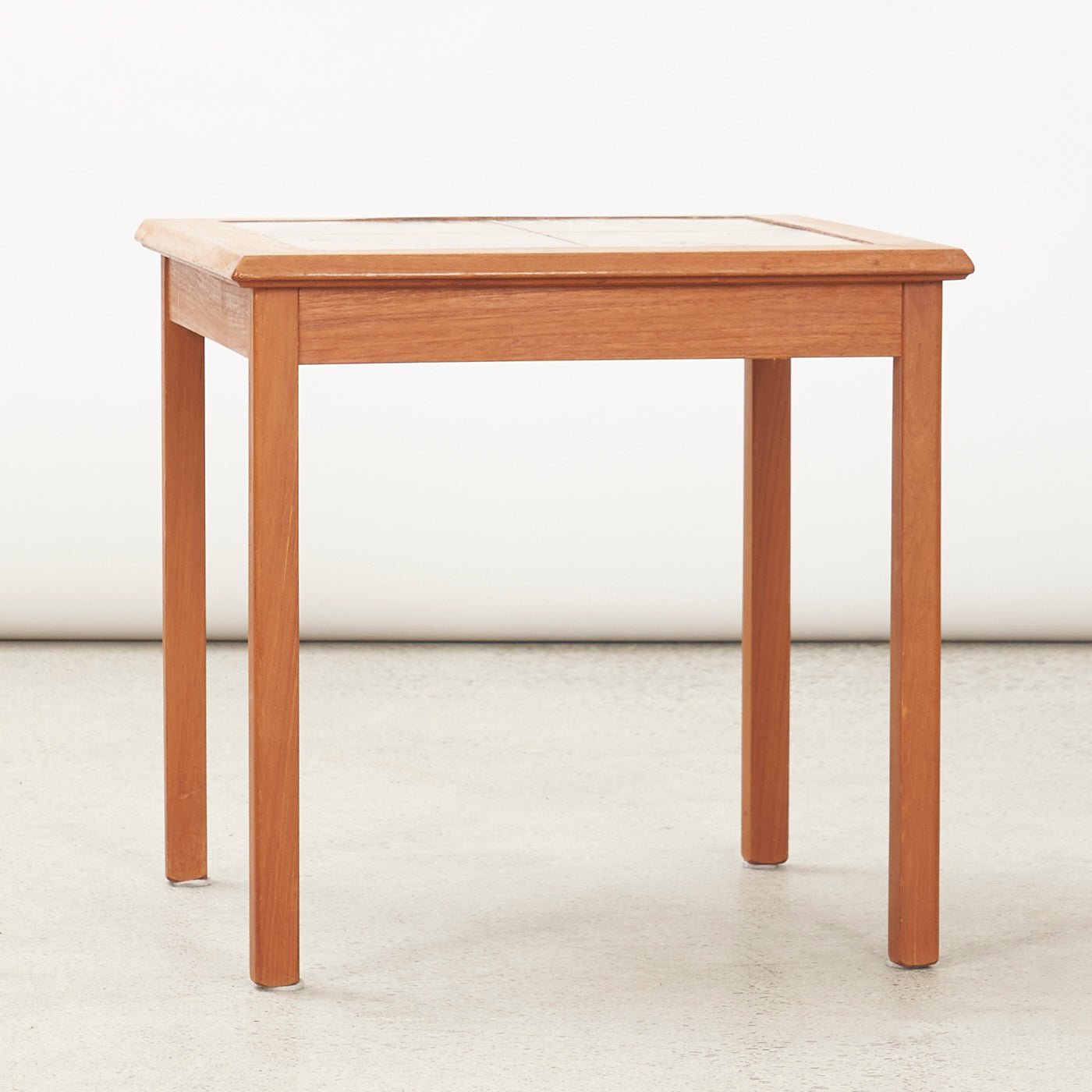 Square Teak Tile Top Coffee Table, Denmark