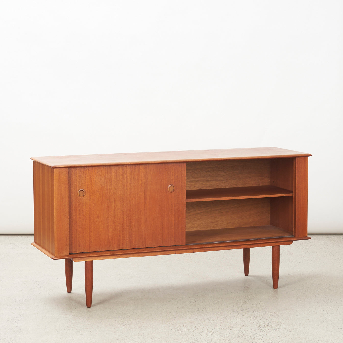 Compact Teak Sideboard