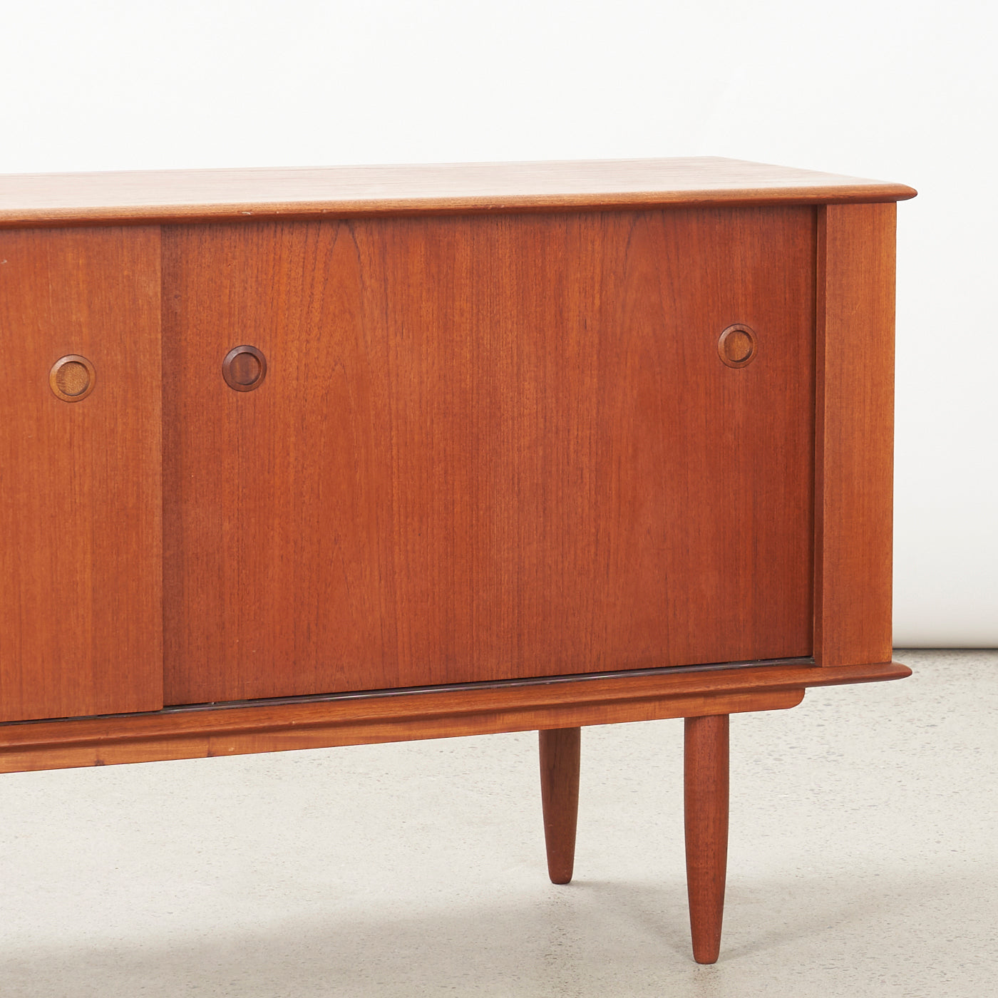 Compact Teak Sideboard