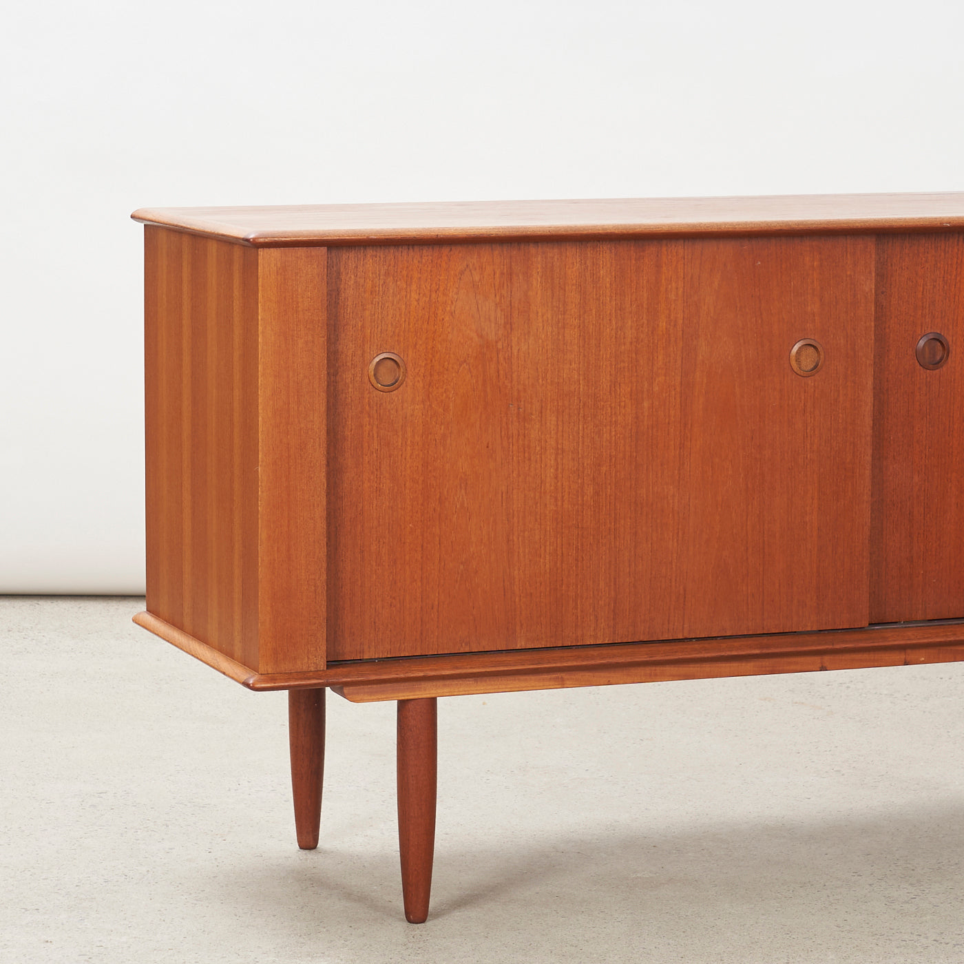 Compact Teak Sideboard