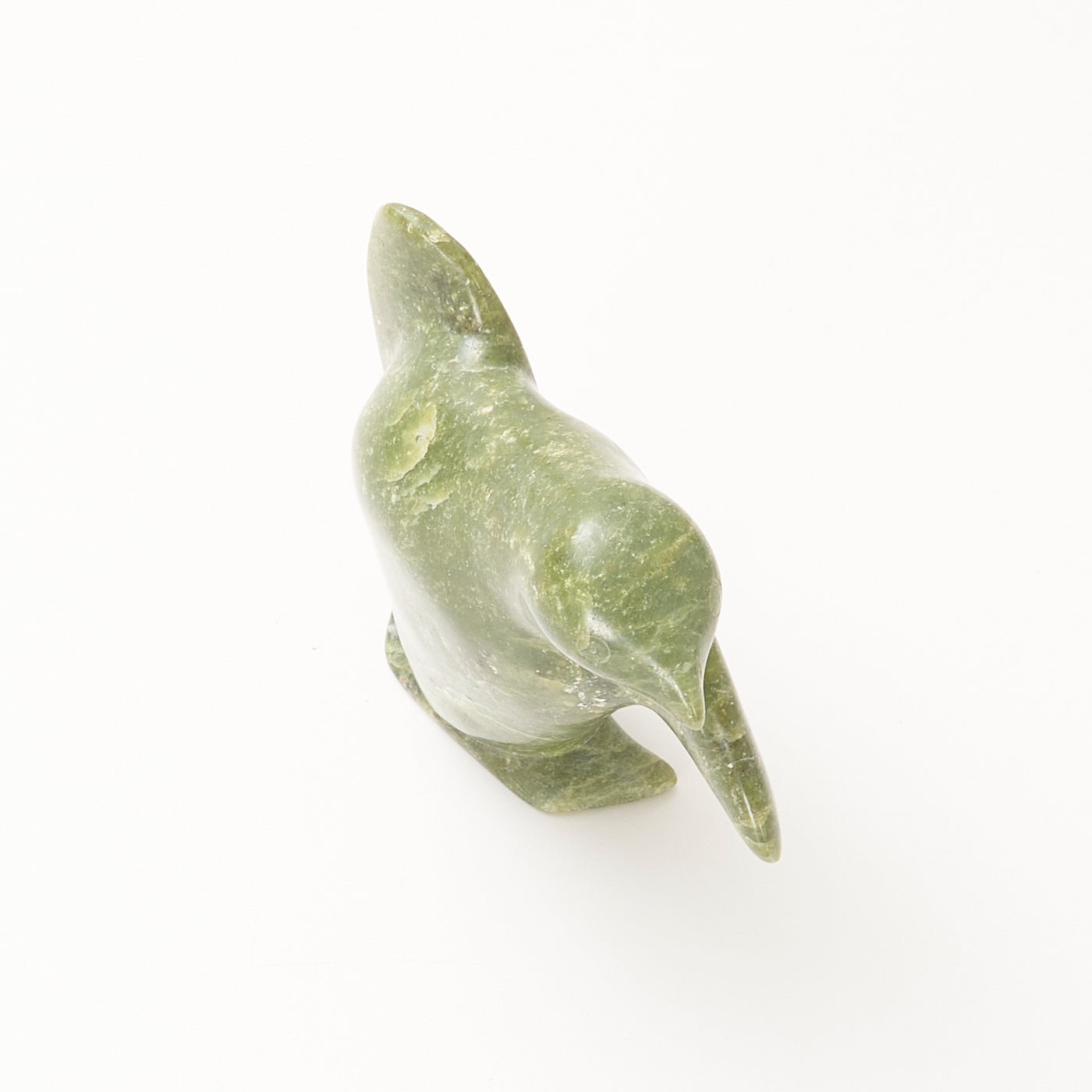 Green Carved Marble Bird