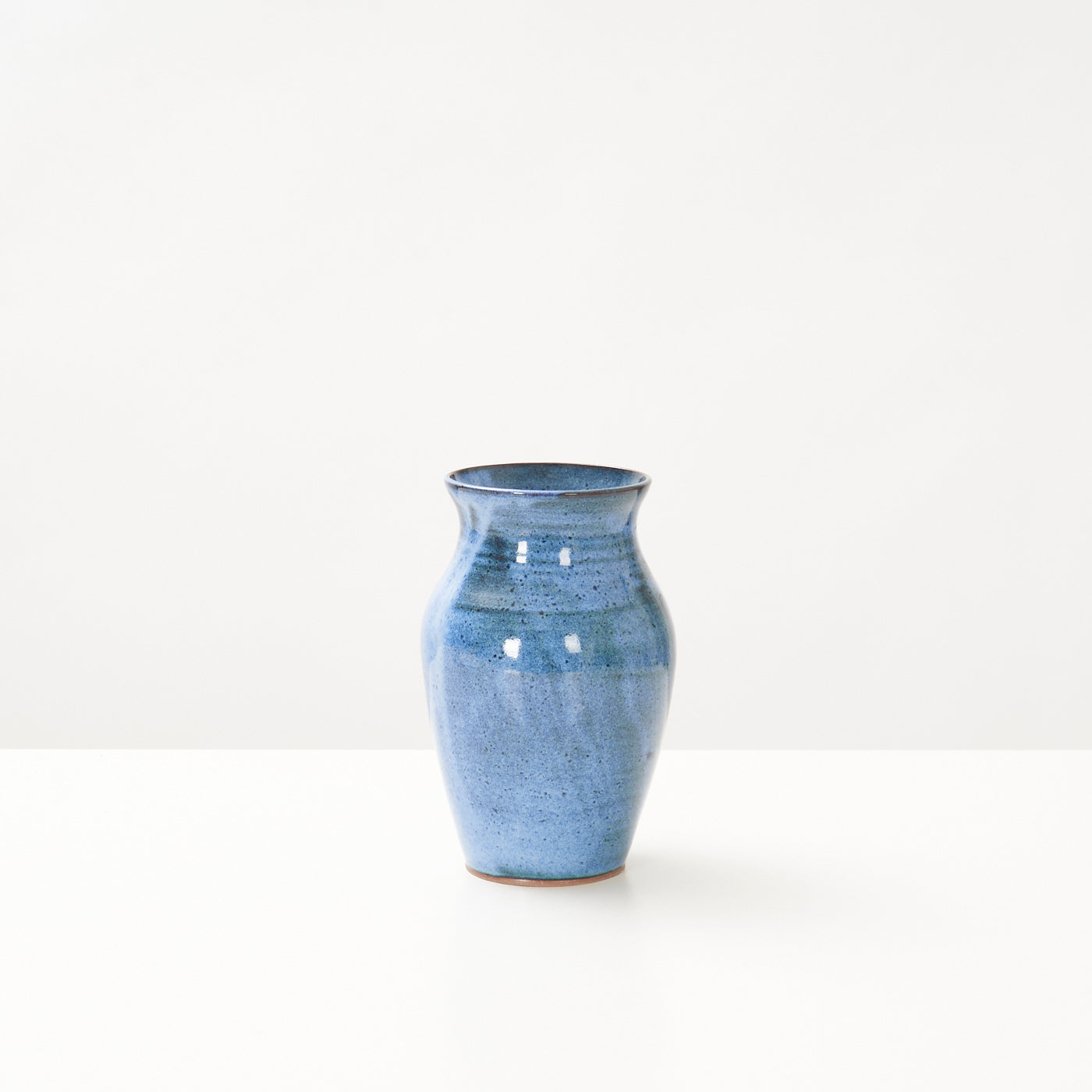 Signed Blue Studio Pottery Vase