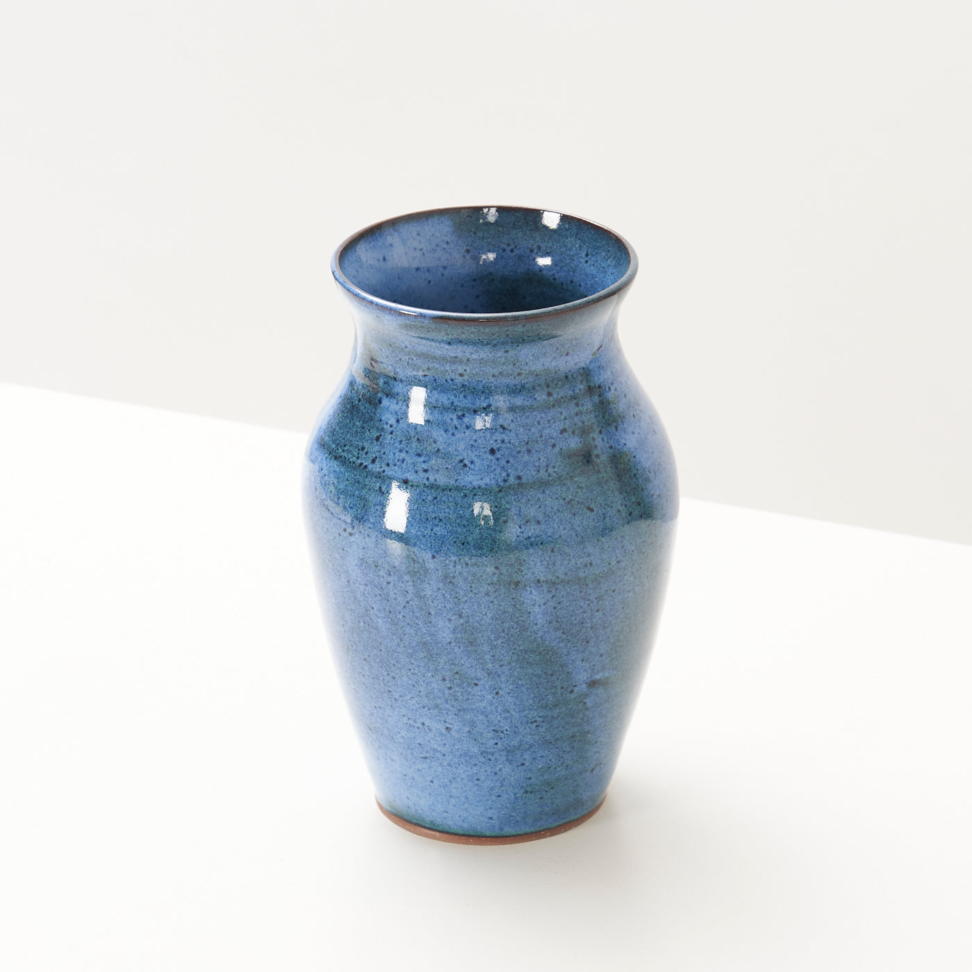 Signed Blue Studio Pottery Vase