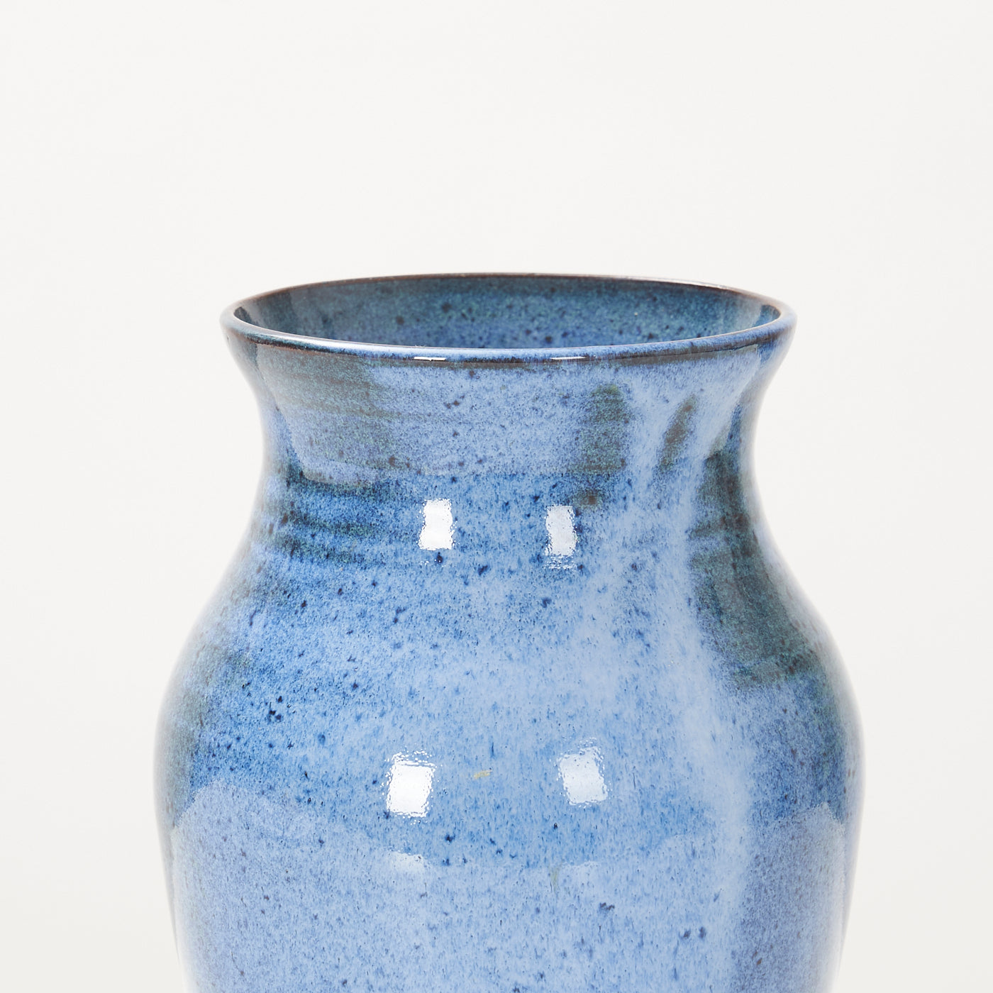 Signed Blue Studio Pottery Vase