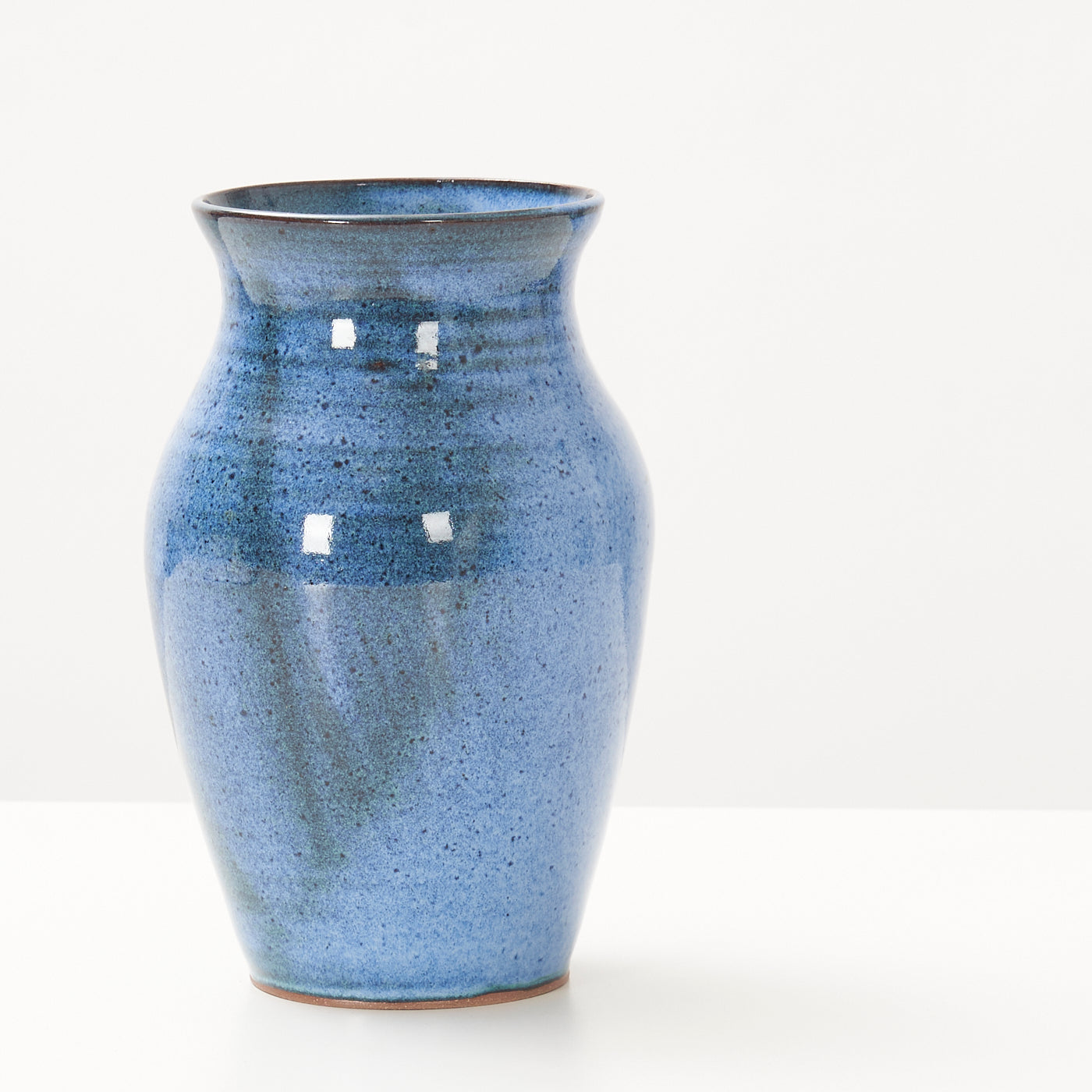 Signed Blue Studio Pottery Vase