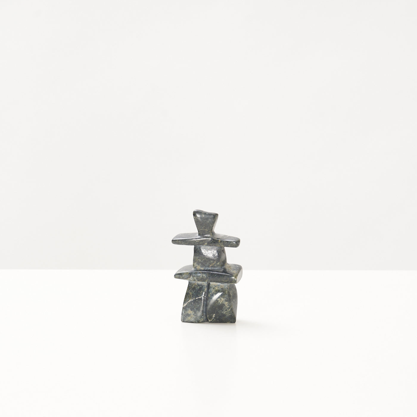 Small Carved Marble Inukshuk