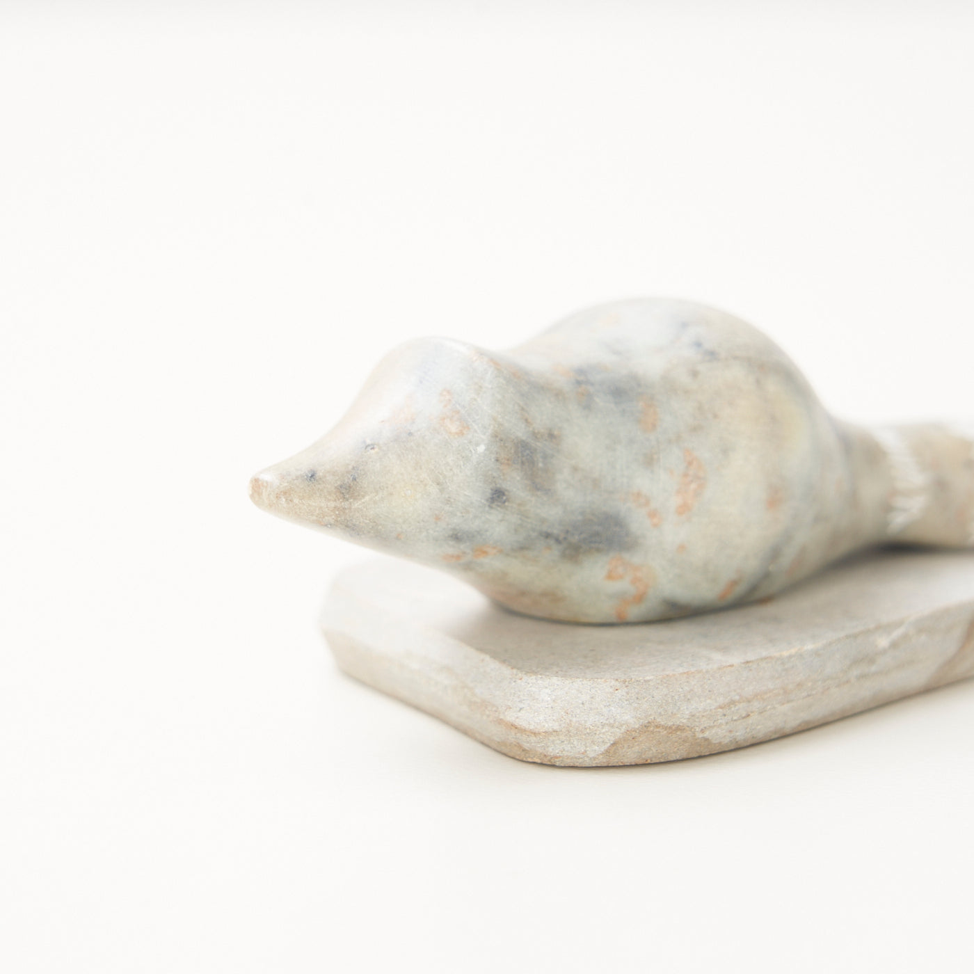 Small Carved Stone Beaver