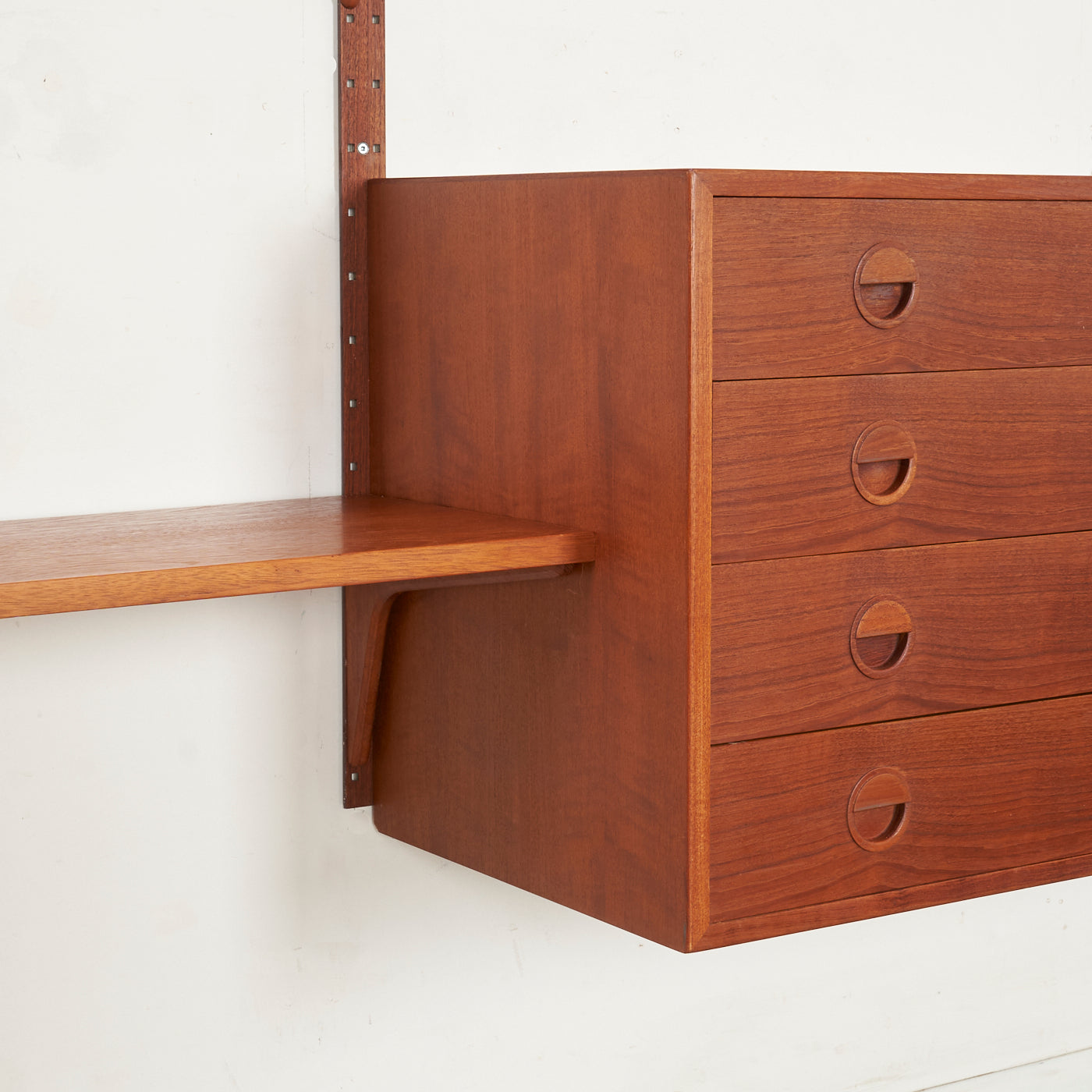 Modular Teak Wall Unit by Rud Thygesen & Johnny Sørensen for Hansen & Guldborg, Denmark
