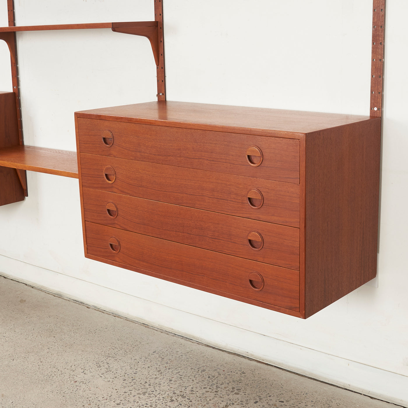 Modular Teak Wall Unit by Rud Thygesen & Johnny Sørensen for Hansen & Guldborg, Denmark