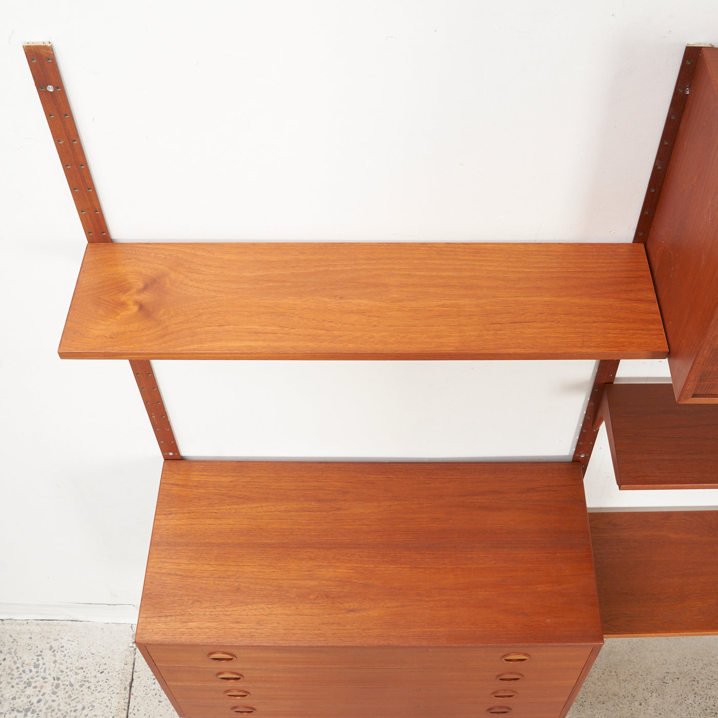 Modular Teak Wall Unit by Rud Thygesen & Johnny Sørensen for Hansen & Guldborg, Denmark