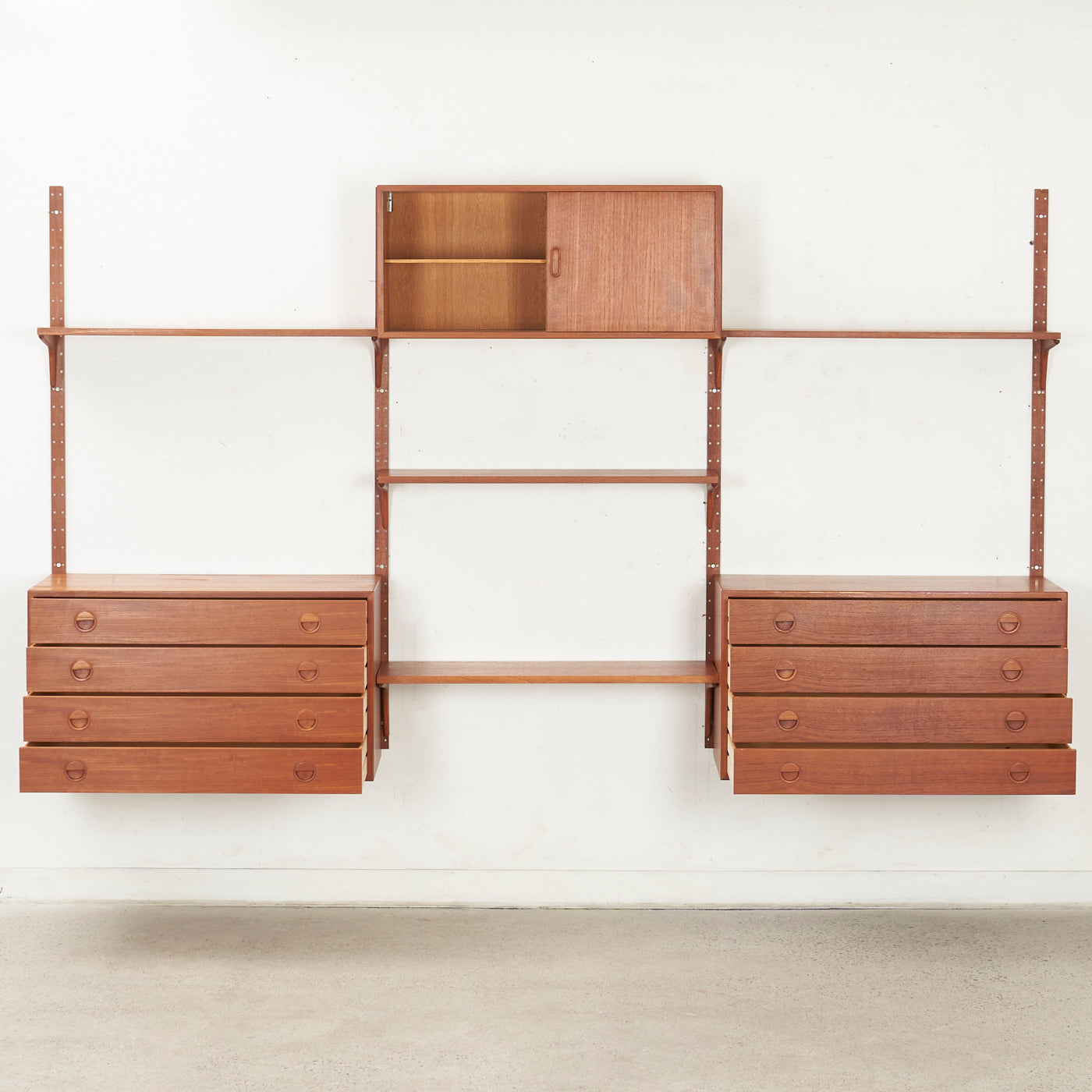 Modular Teak Wall Unit by Rud Thygesen & Johnny Sørensen for Hansen & Guldborg, Denmark